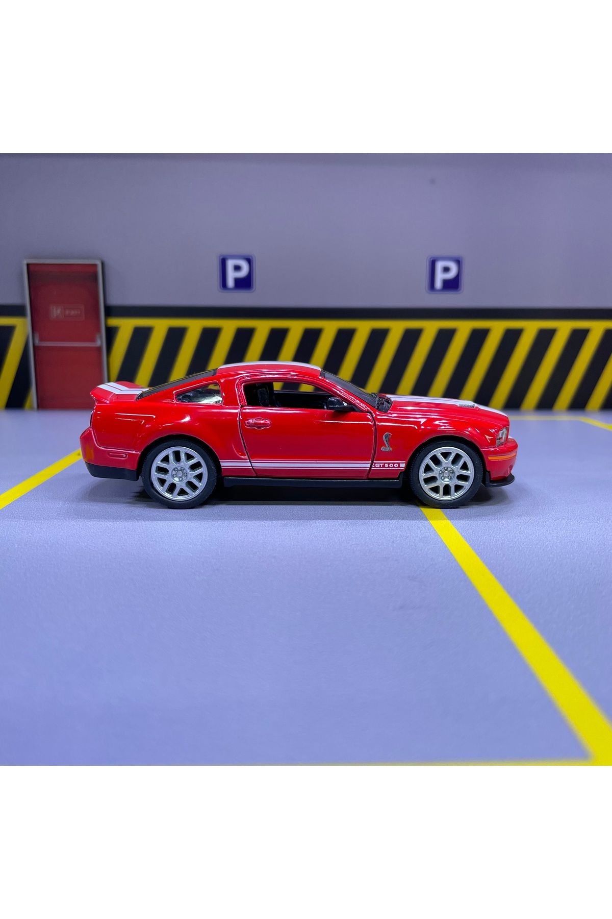 مدل خودرو 2007 SHELBY GT500 1 36 SCALE KINSMART DIECAST METAL MODEL CAR TOY PULL DROP اورجینال Kinsmart