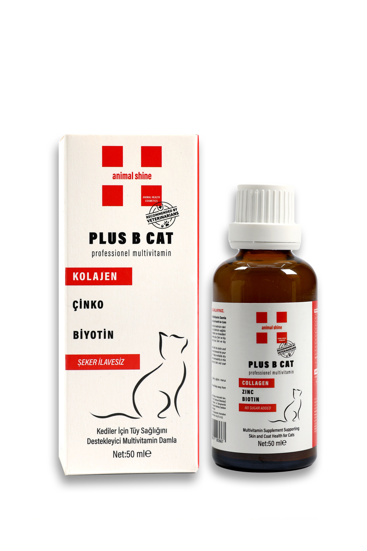 مکمل بیوتین مایع کلاژن‌دار برای سلامت پوست و مو انیمال شاین Animal Shine