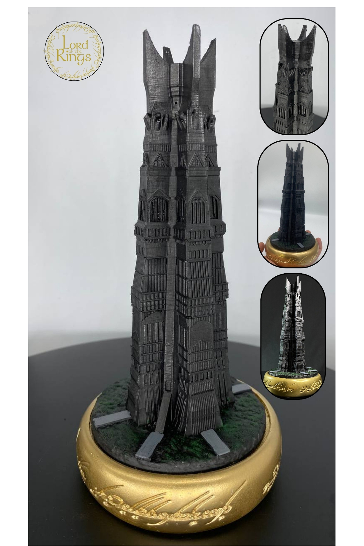 فیگور ارباب حلقه ها برج ارتانک ایزنگارد هدیه از ترکیه Kingdom of 3D