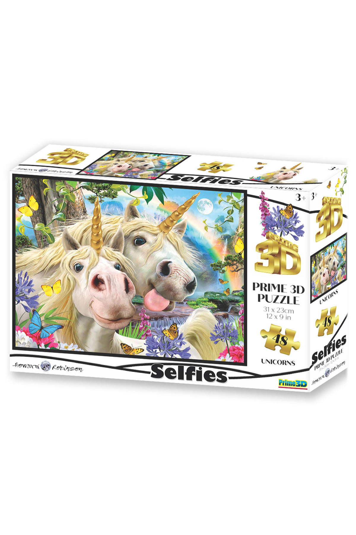 پازل 48 تکه سلفی تک شاخ 10693 از ترکیه Prime 3D