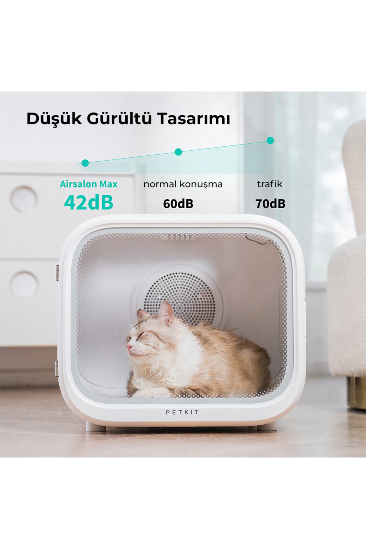 خشک‌کن هوشمند حیوانات خانگی پت‌کیت Petkit