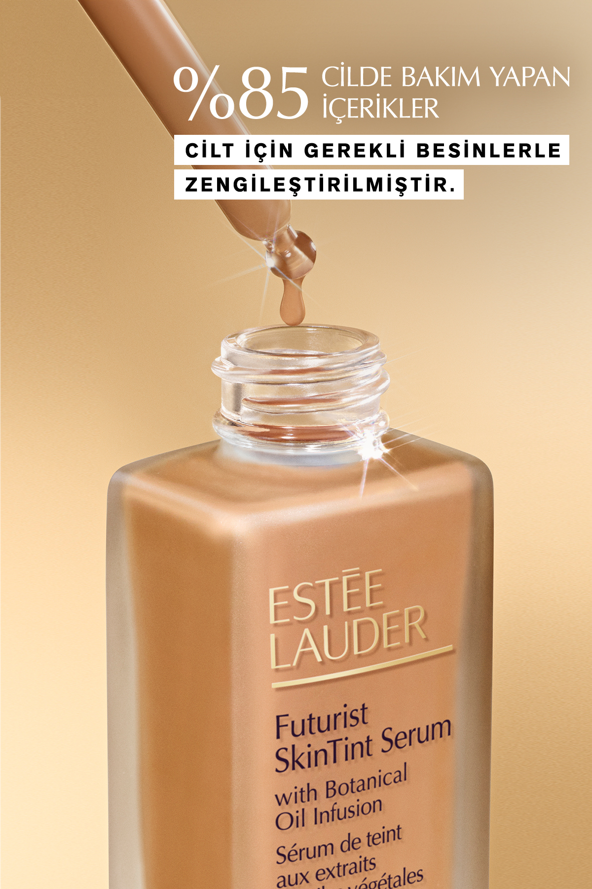 Estee Lauder سرم پایه فوتوریست سینتینت با رنگ پوست 2N1 بیژه صحرایی