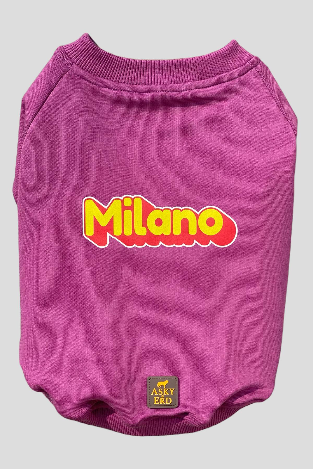 سویشرت سگ آسکی‌اندارد Asky&Erd، Dream City Collection - Milano، بنفش