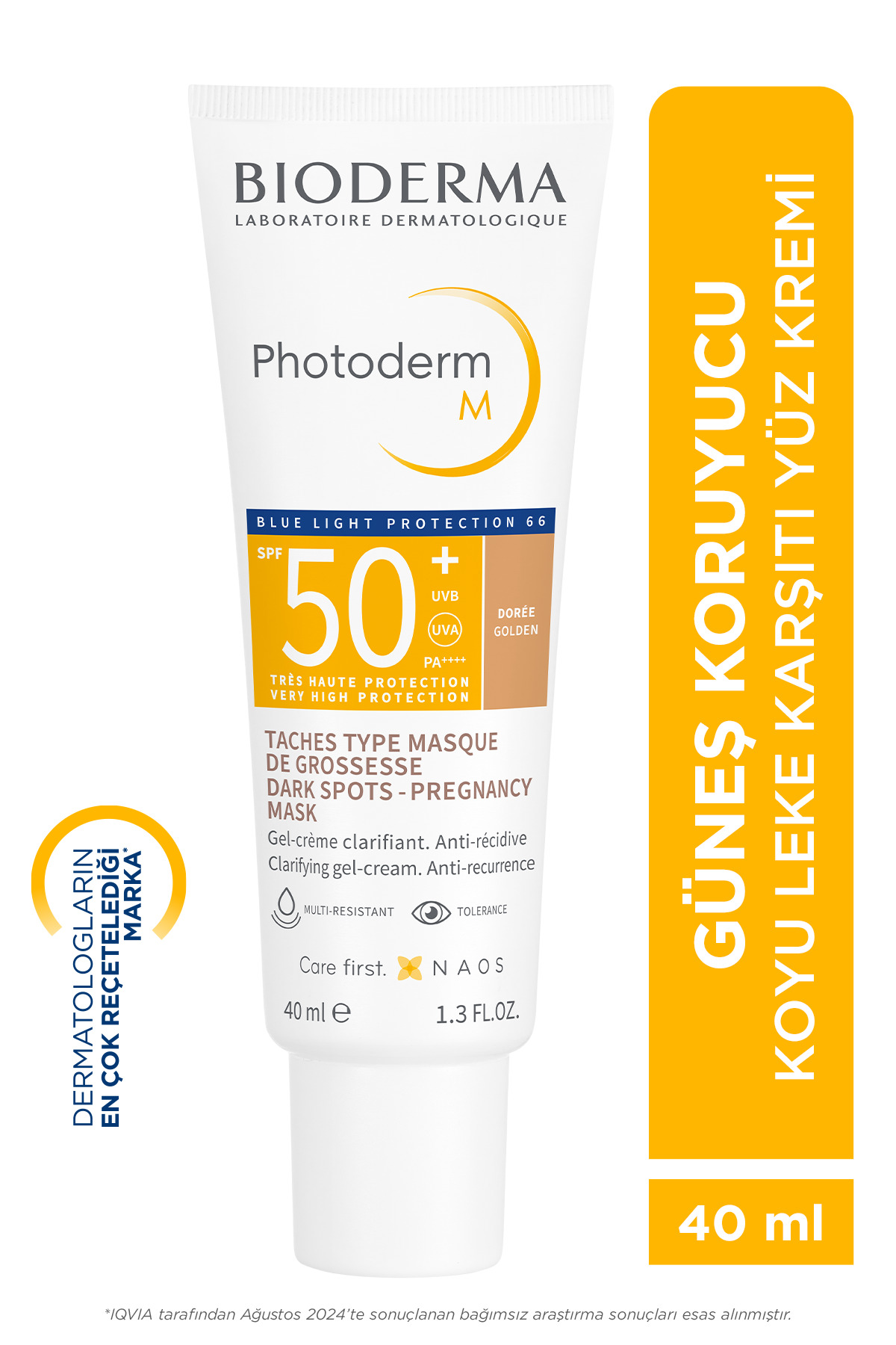کرم ضد آفتاب رنگی مدل Photoderm M با SPF+50 با حجم 40 میل بایودرما Bioderma