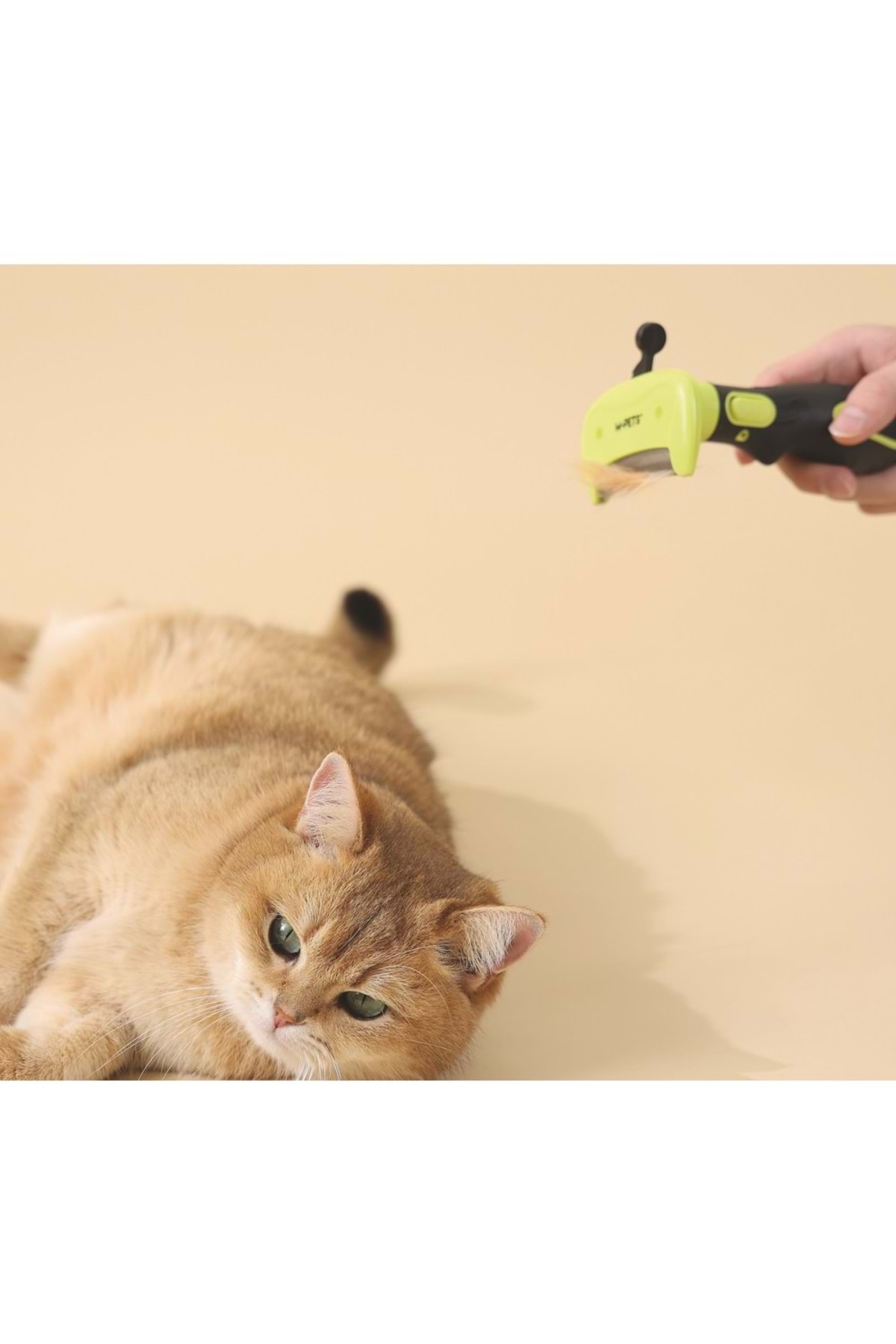شانه سگ دکمه‌ای ام‌پتس M-PETS CLICK AND GROOM FURMINATOR، سایز S