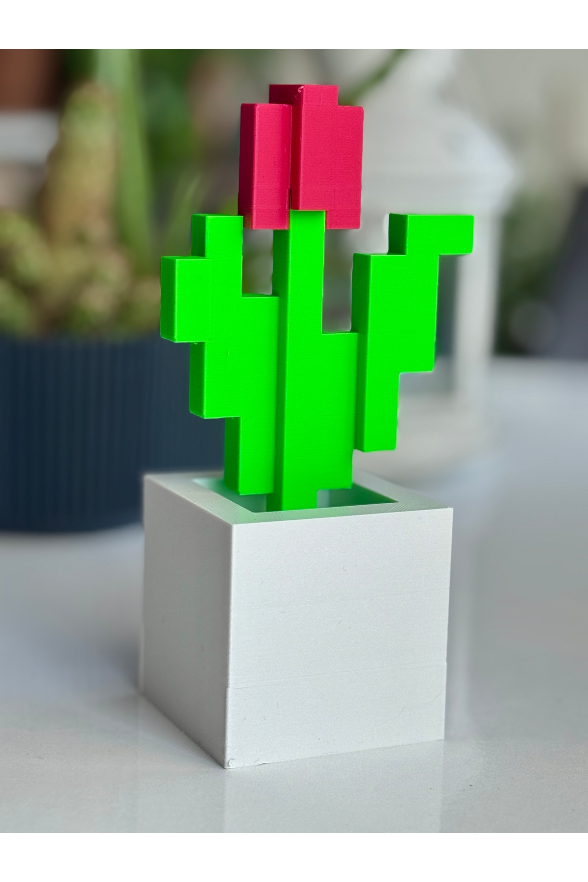 اسباب بازی های فیگور دیگر گل MINECRAFT در یک شی تزئینی گلدان مورد کلکسیونی Morpiko