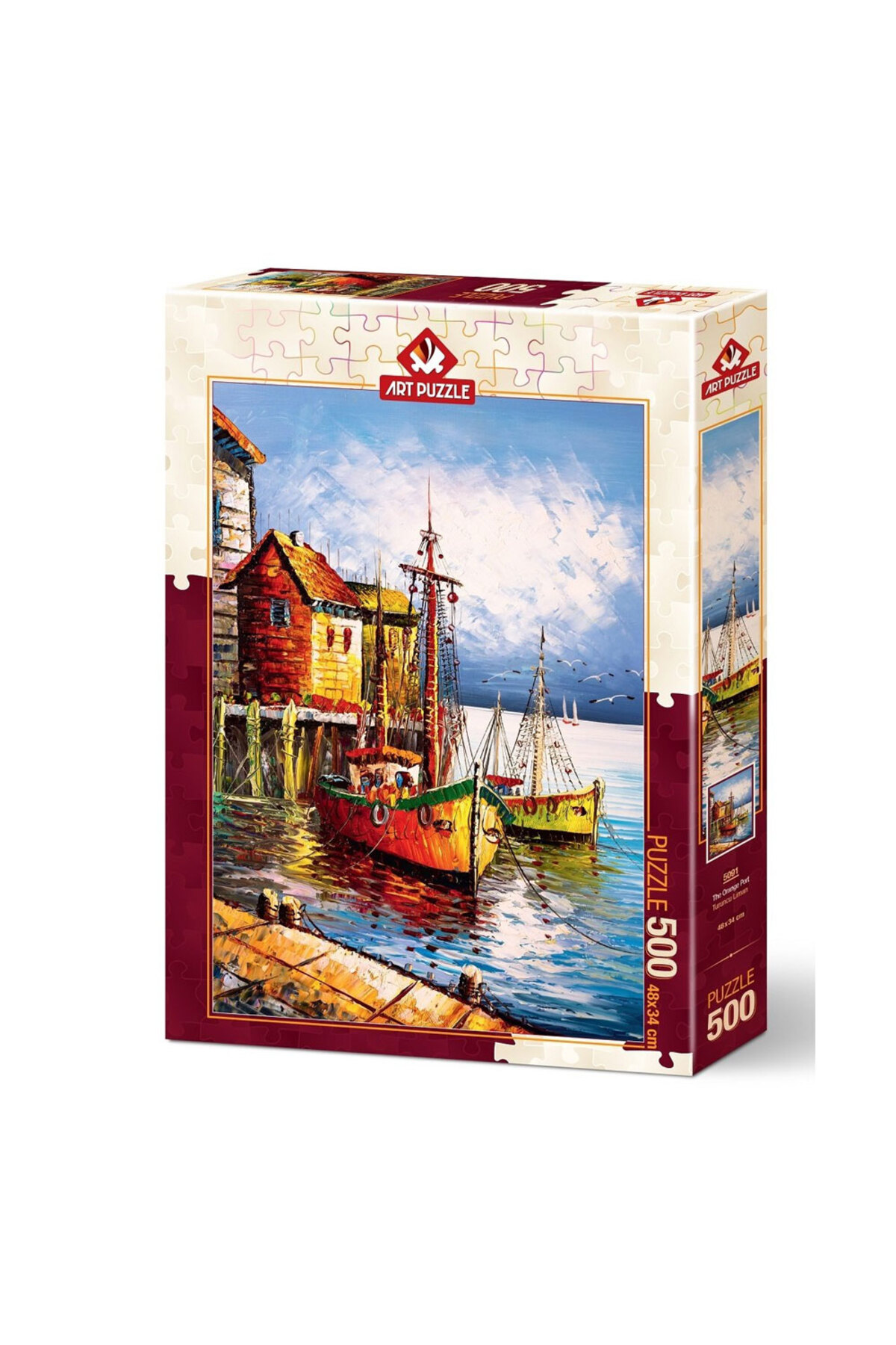 پازل 500 عدد پورت نارنجی 5091 Art Puzzle