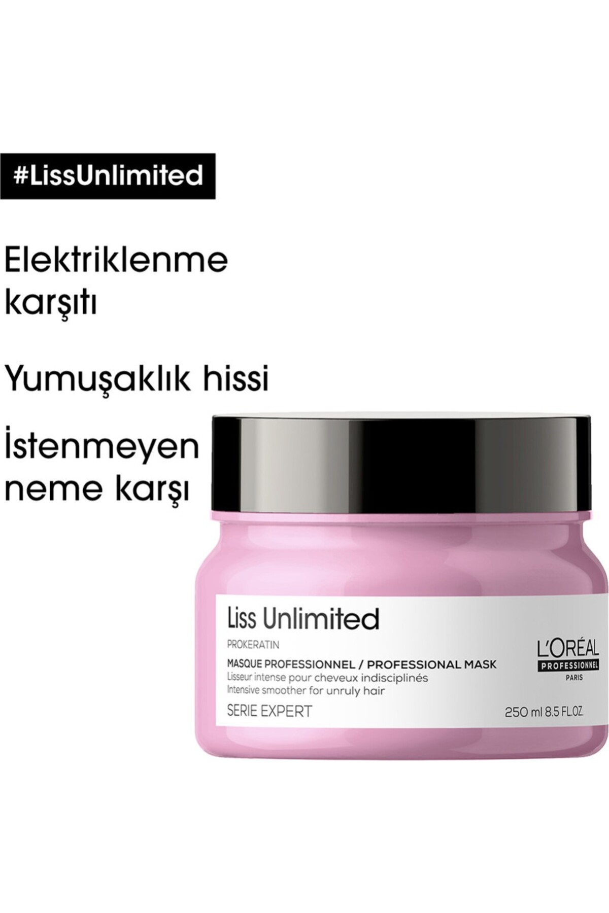 ماسک مو مردانه و زنانه نامحدود LISS به نرمی 500 میل L'oreal Professionnel
