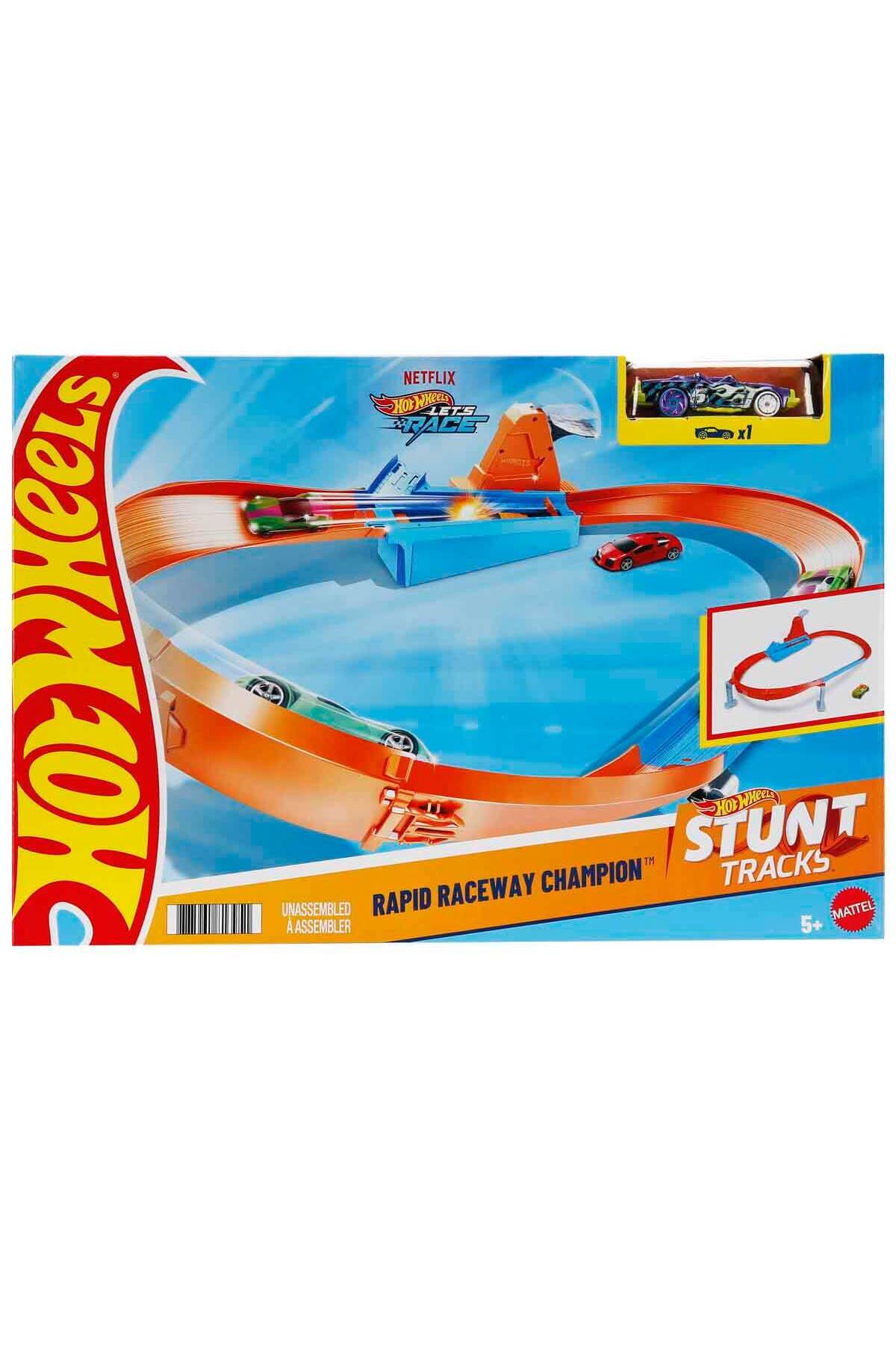 ماشین اسباب بازی قهرمانی مسیر مسابقه GBF81 قهرمان سریع از ترکیه HOT WHEELS