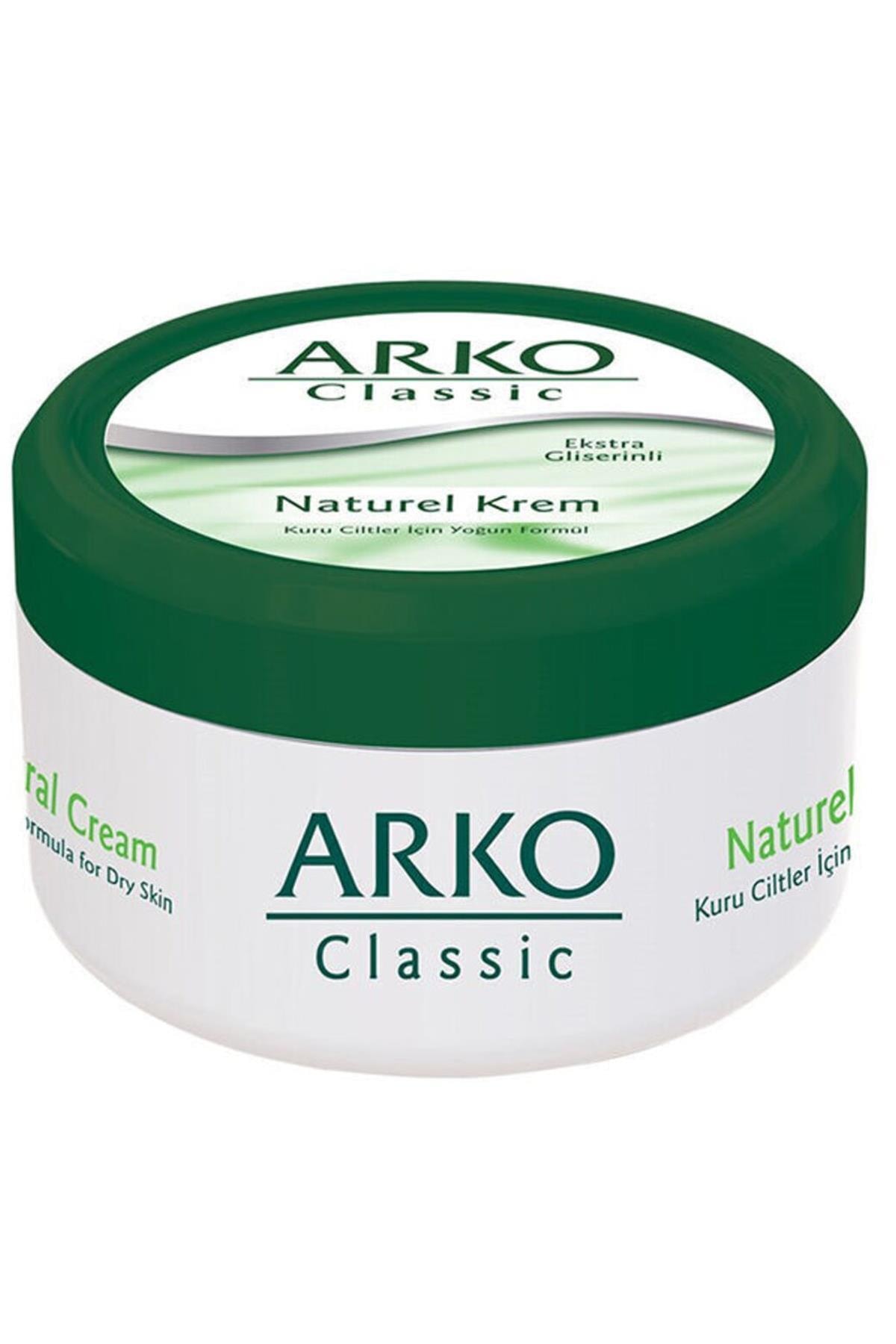 کرم صورت طبیعی مدل کلاسیک با حجم 150 میلی لیتر آرکو Arko