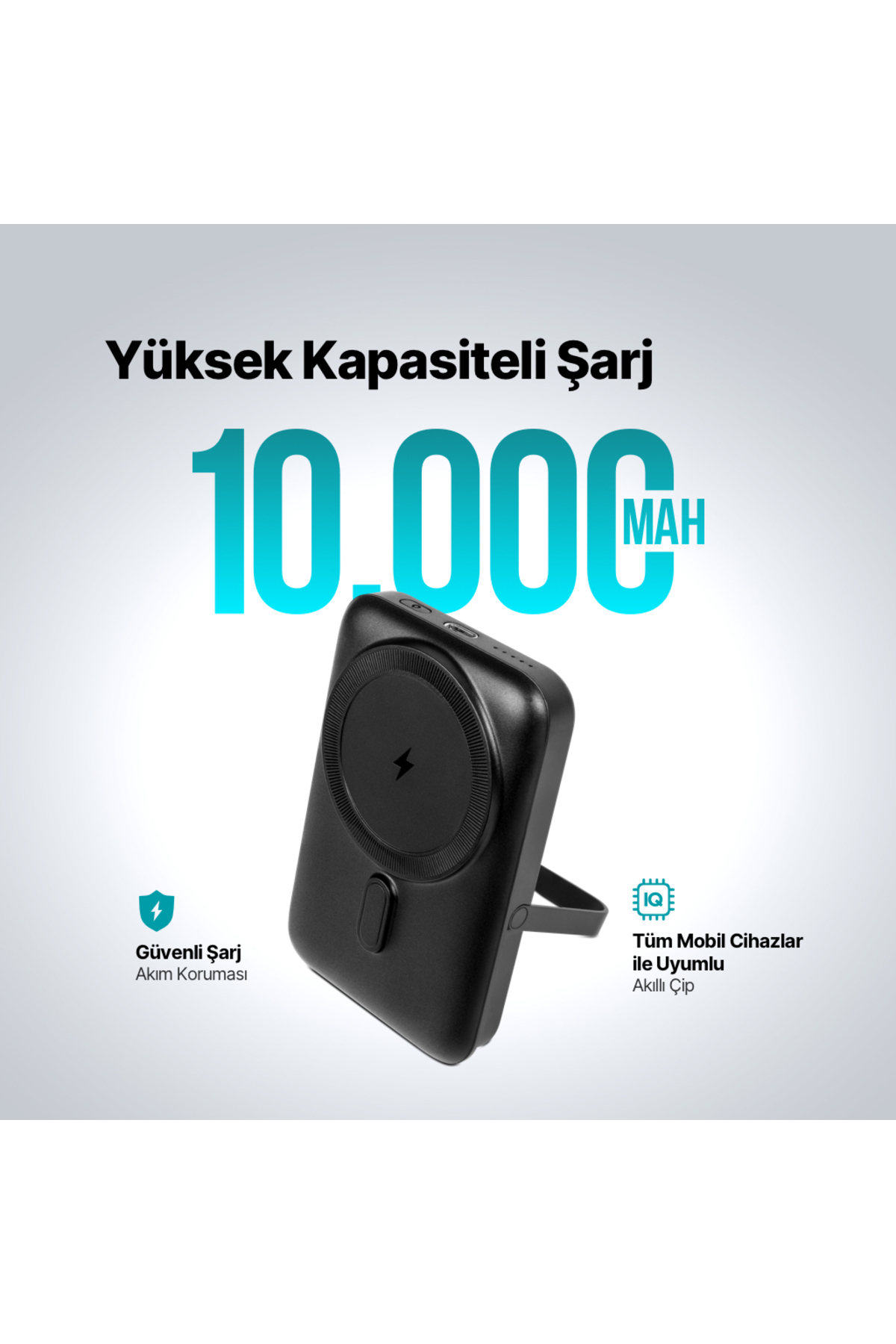 پاوربانک RECHARGER PRO M 10000MAH MAGSAFE سازگار با PD 20W شارژر سریع قابل حمل بی سیم پایه اورجینال Ttec