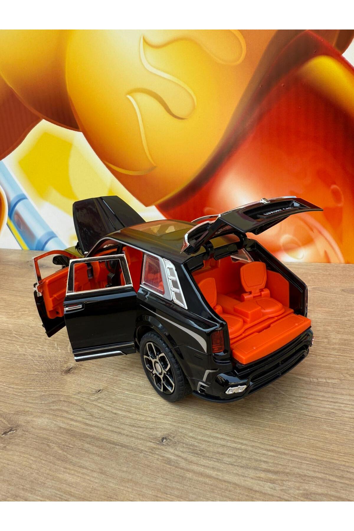 مدل خودرو ROLLS ROYCE PHARMNE TRIM DIE CAST SUV با صدا و کاپوت درب نوری باز می شود اورجینال scntoys
