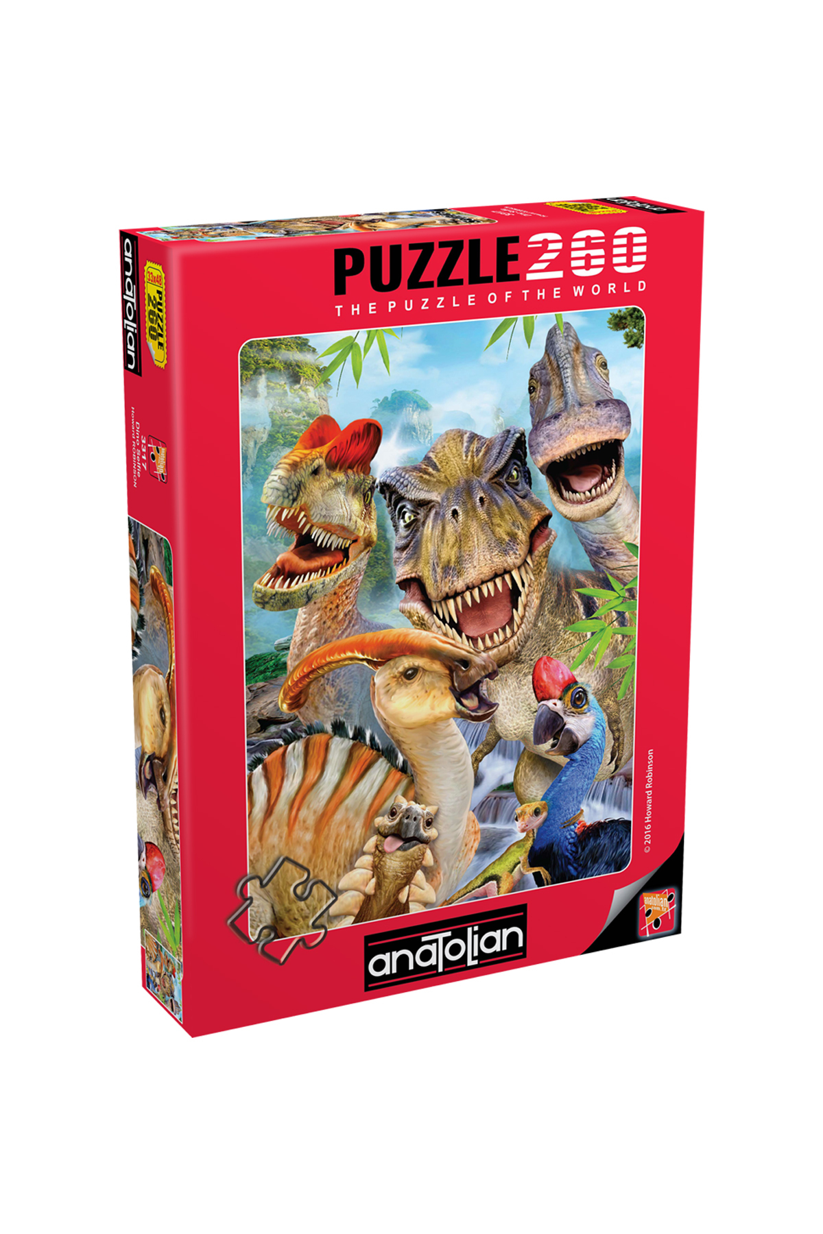 پازل اره منبت کاری مویی 260 XL PIECE DINO SELFIE 3317 از ترکیه Anatolian Puzzle