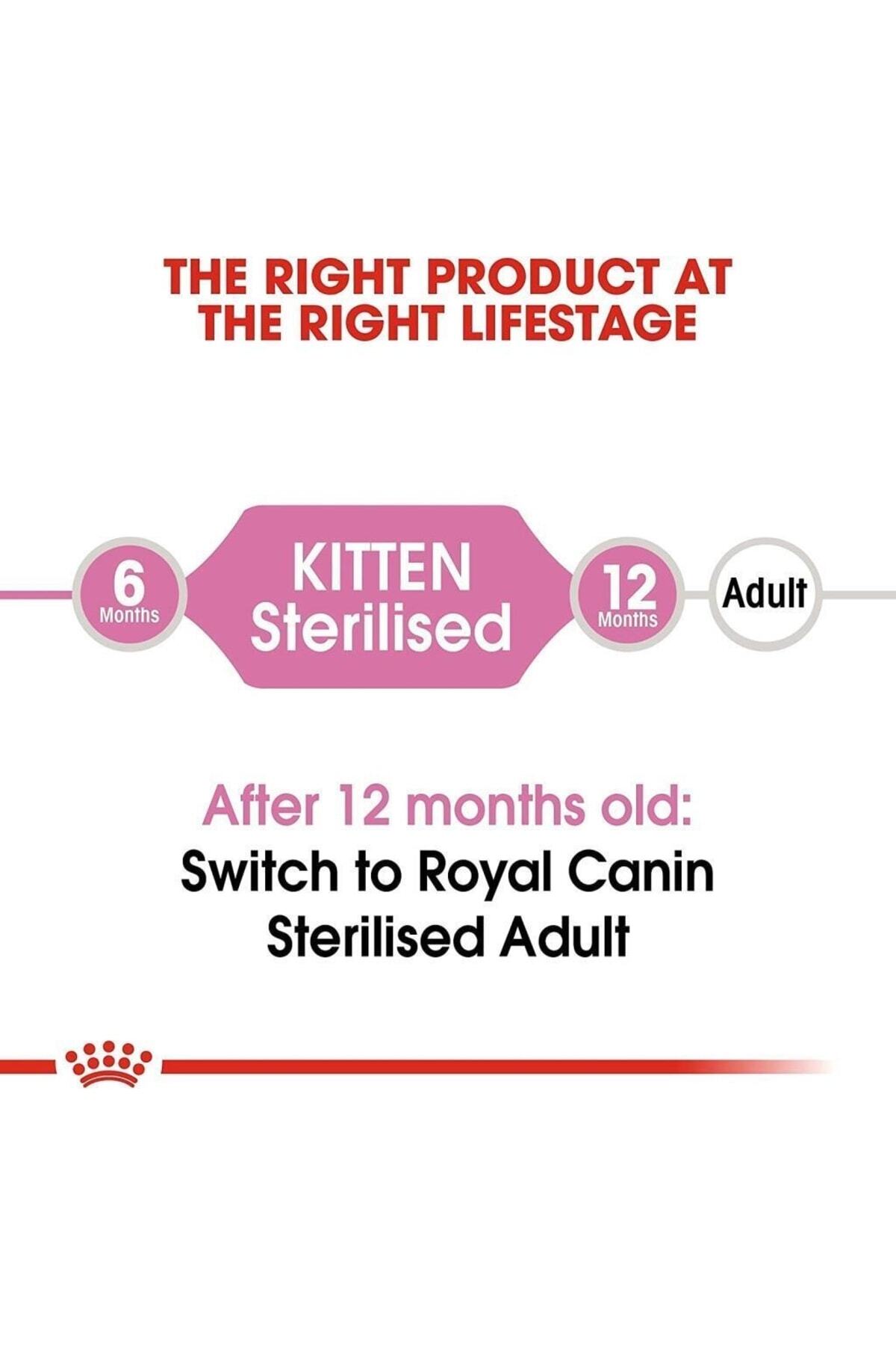 غذای خشک بچه‌گربه رویال کنین Royal Canin Kitten Sterilised، ۲ کیلوگرم