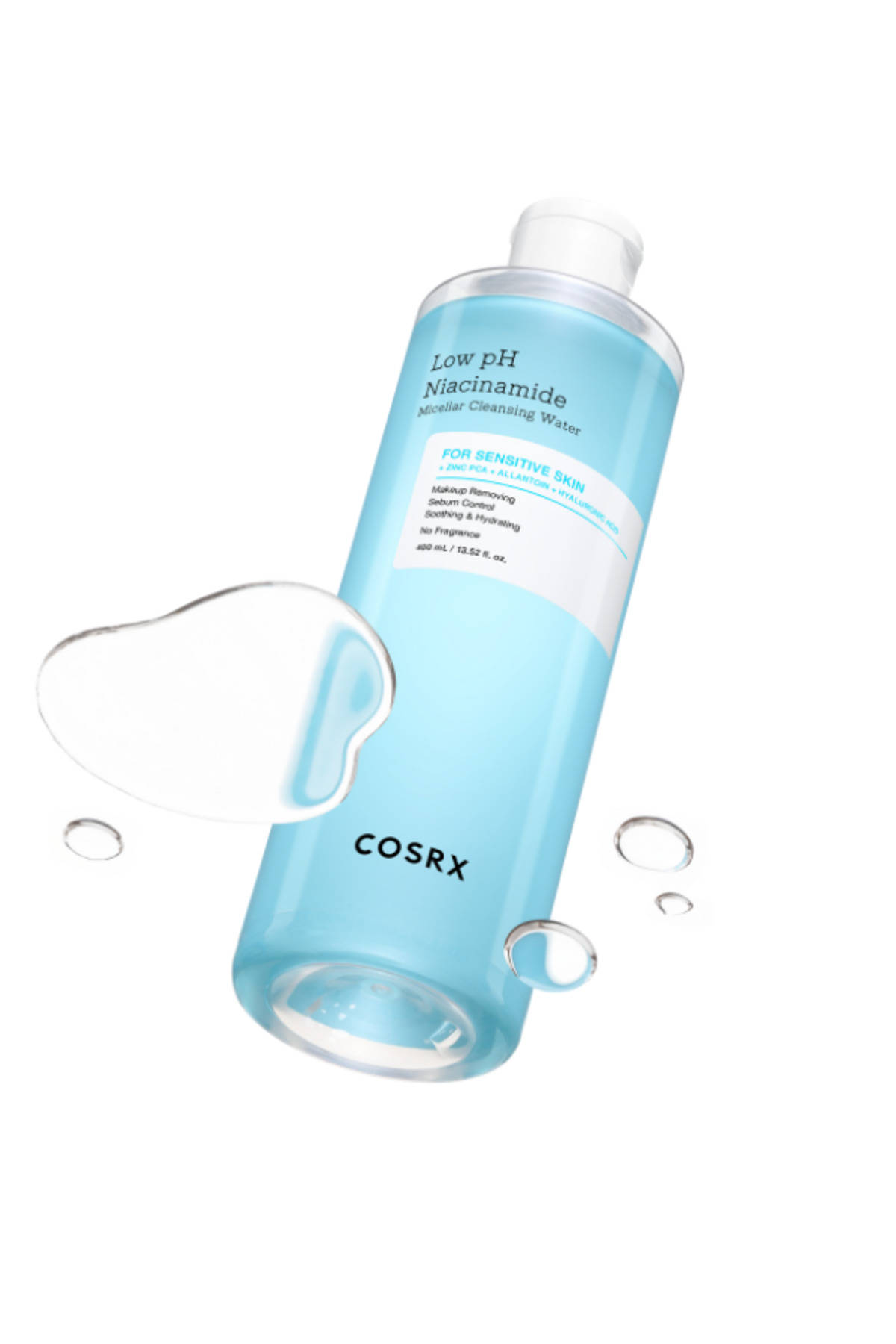 Cosrx آب پاک کننده میسلار با pH کم نیاسینامید