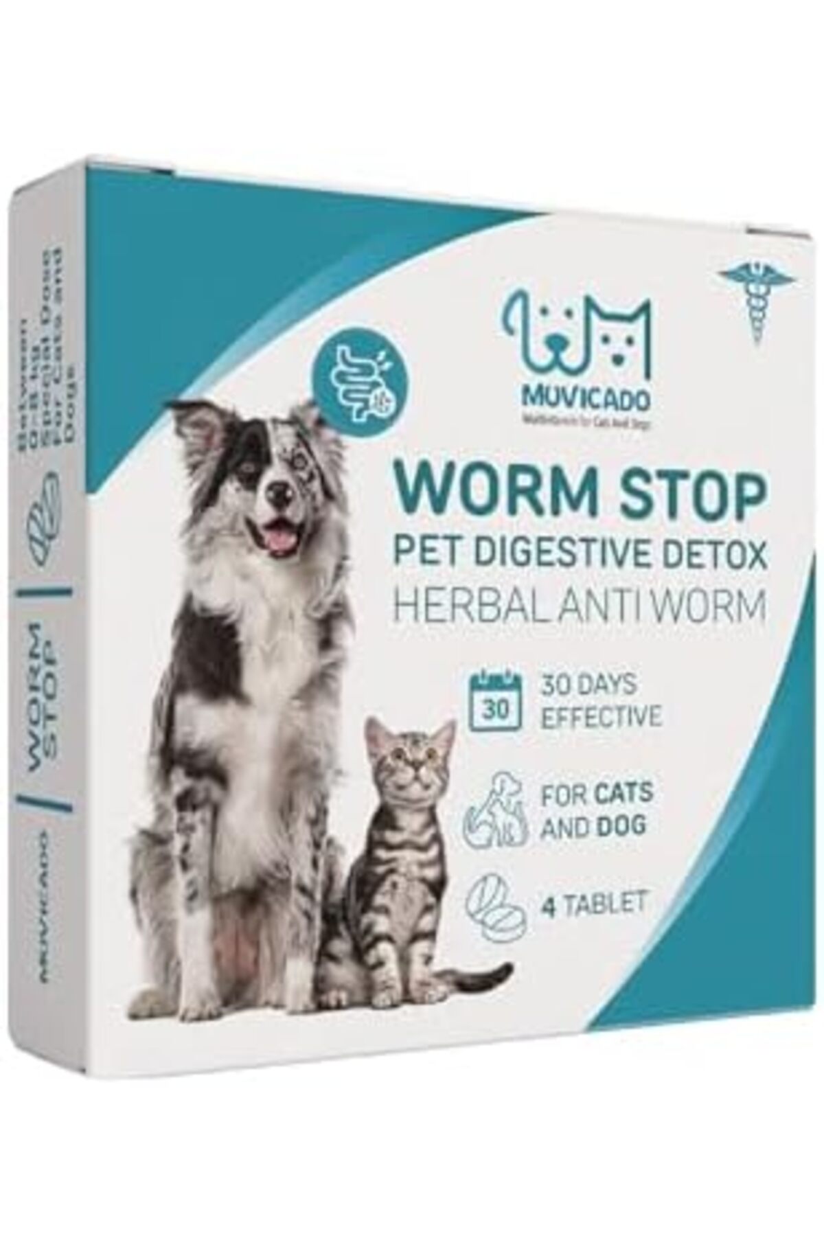 قرص گربه و سگ ییلدیزان Yıldızan، TSN Muvicado Worm Stop، 1258120