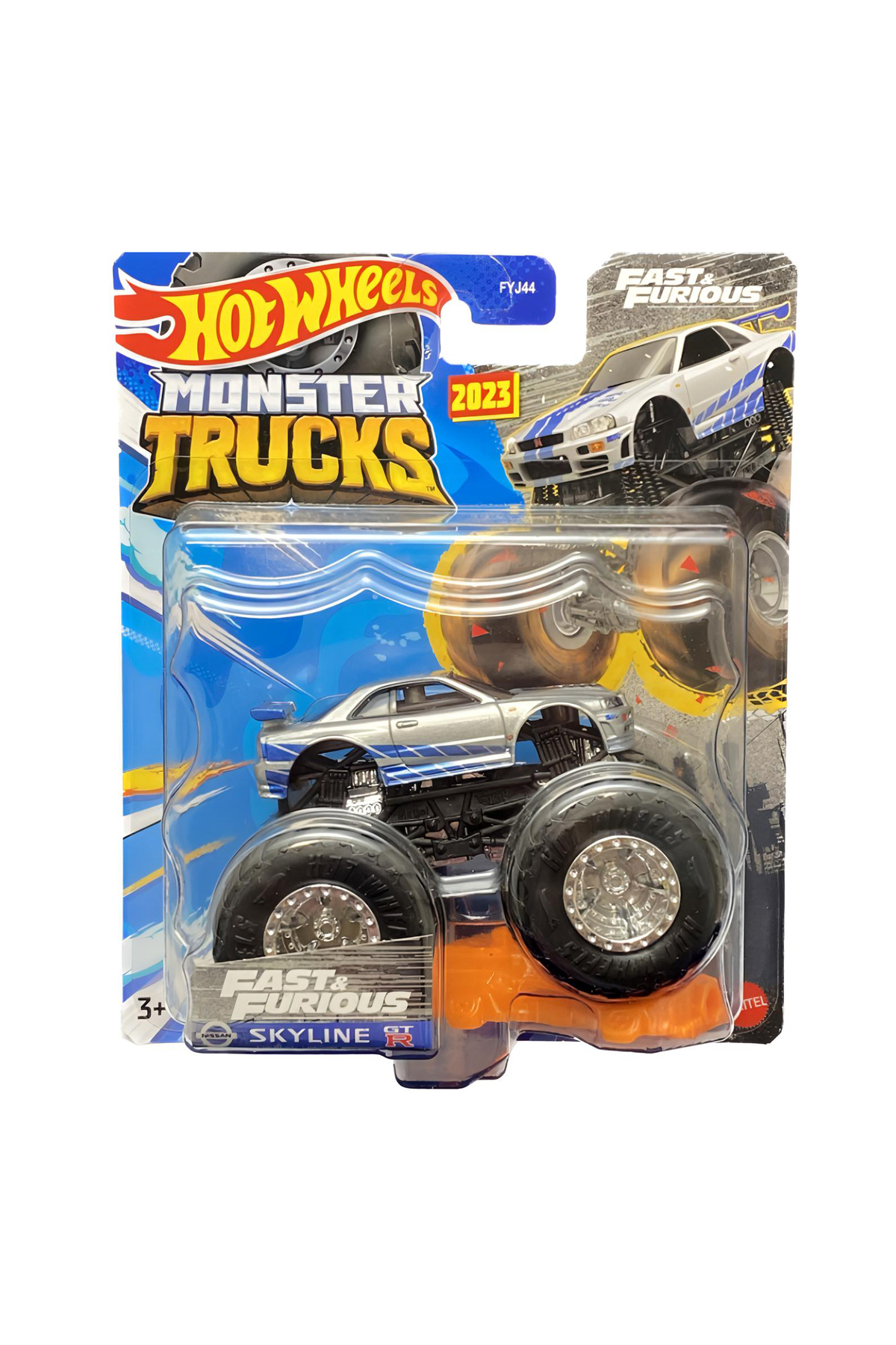 ماشین اسباب بازی NISSAN SKYLINE GT R R34 FAST & FURIOUS HOT WHEELS MONSTER TRUCKS 2023 از ترکیه HOT WHEELS