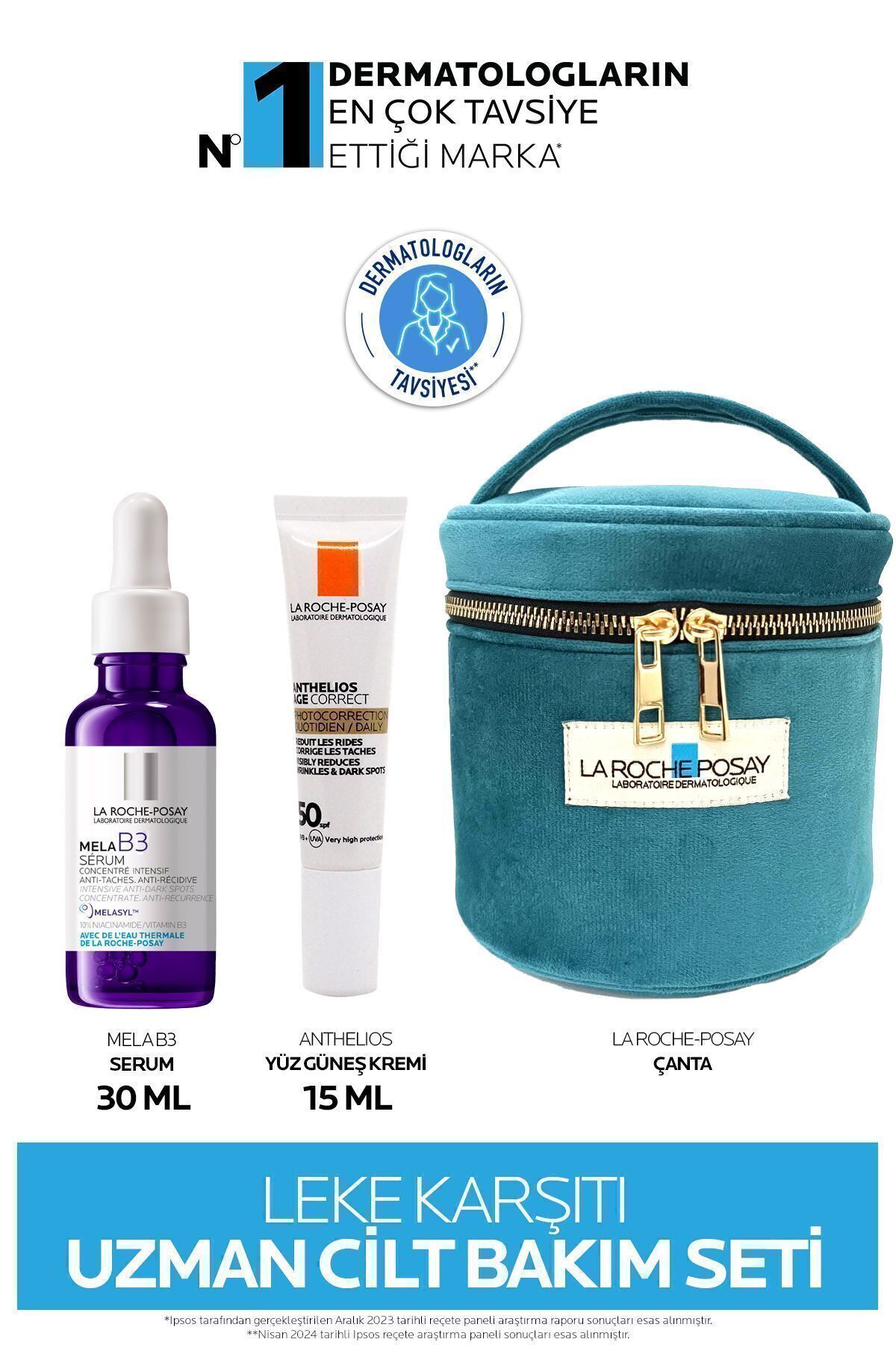 ست مراقبت پوست مجموعه های پوستی متخصص ضد است. La Roche Posay
