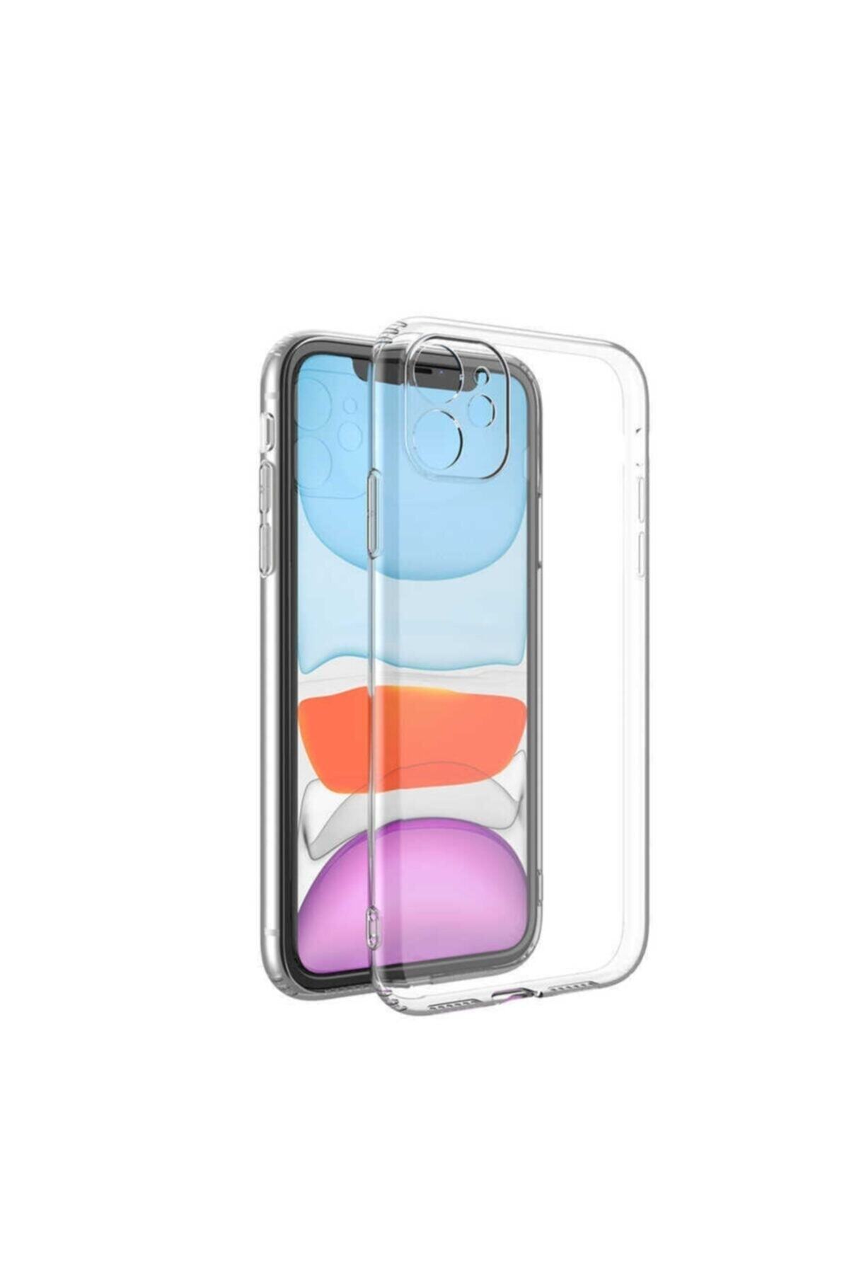 کاور و قاب پوشش محافظ سیلیکونی نازک نرم شفاف با دوربین APPLE IPHONE 11 سازگار فیبکس Fibaks