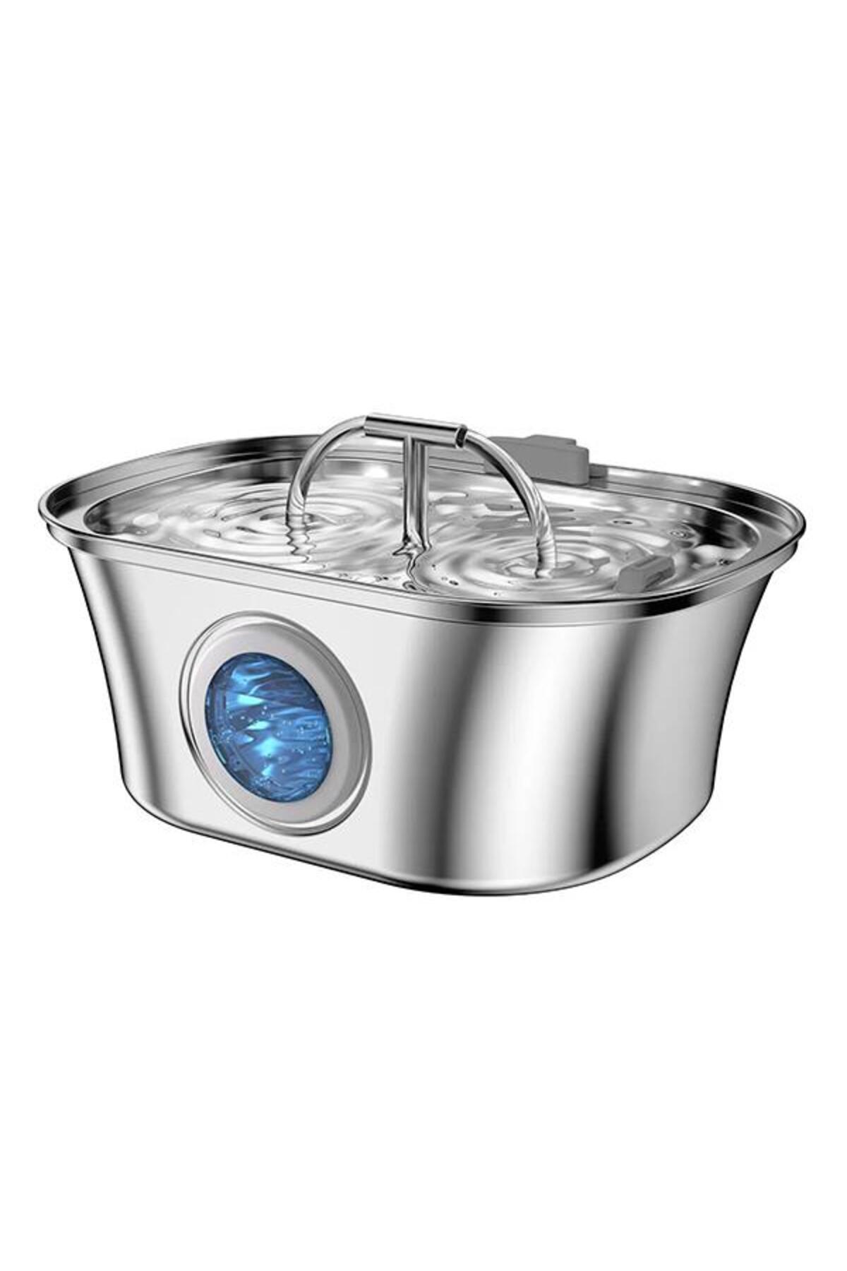 آبخوری اتوماتیک دوقلو فولادی گربه و سگ ۳٫۲ لیتری الکترون Electron PASP2
