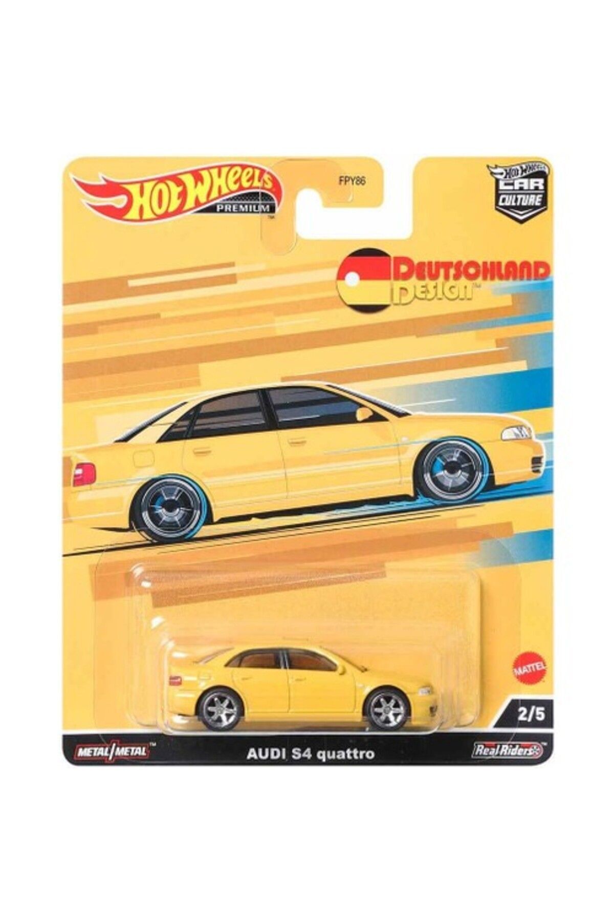 مدل خودرو ممتاز آئودی S4 کواترو FPY86 HCJ95 اورجینال HOT WHEELS