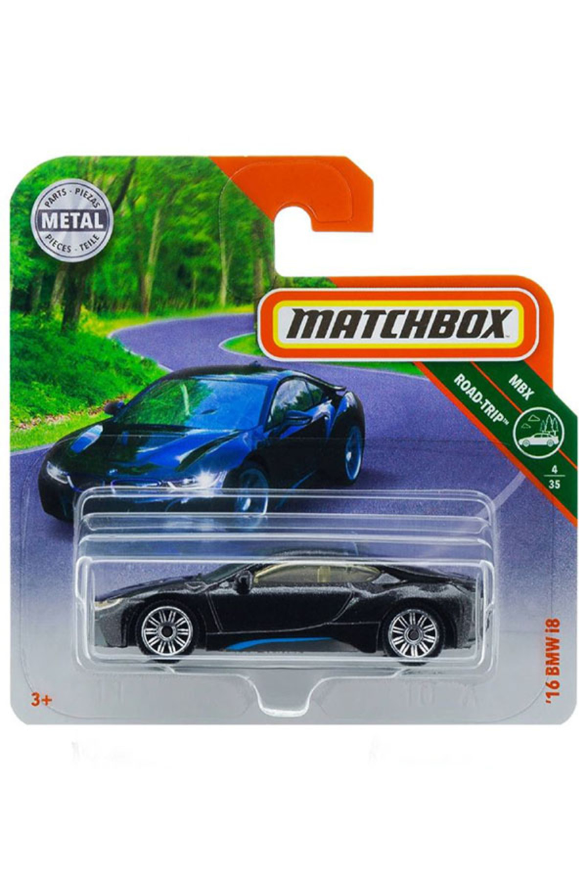 ماشین اسباب بازی جعبه کبریت '16 BMW I8 مشکی 1 64 محصول 2018 از ترکیه HOT WHEELS