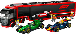 مجموعه ساختنی کامیون حمل خودروهای فرمول ۱ لگو LEGO سیتی City مدل 60445، ۱۰۸۶ قطعه، حداقل ۸ سال
