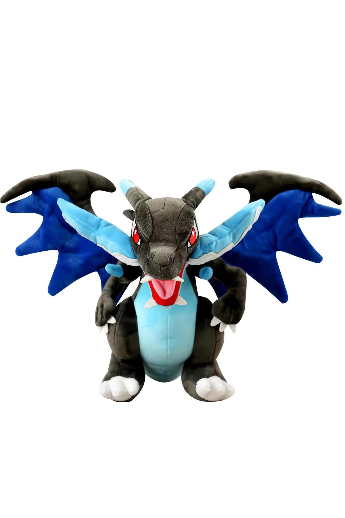 اسباب بازی های پشمی FABRIC XXL POKEMON MEGA CHARIZARD X DRAGON FIGURE PULSH TOY SLEEPING & PLAYMATE 120 سانتی متری وارداتی. e-life shop