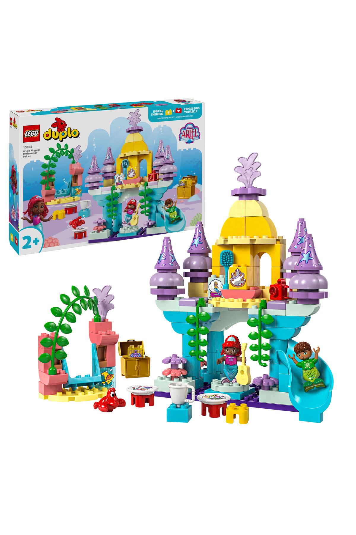 لگو و اسباب بازی های ساخت محور ® DUPLO® | DISNEY ARIEL'S MAGICAL UNDERWATER PALACE 10435 مجموعه ساختمانی 2+ آموزشی 116P اورجینال LEGO