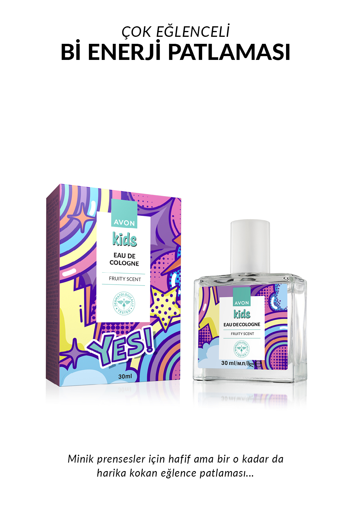 عطر کودکانه میوه‌ای 30 میلی‌لیتری با رایحه دلپذیر آون Avon
