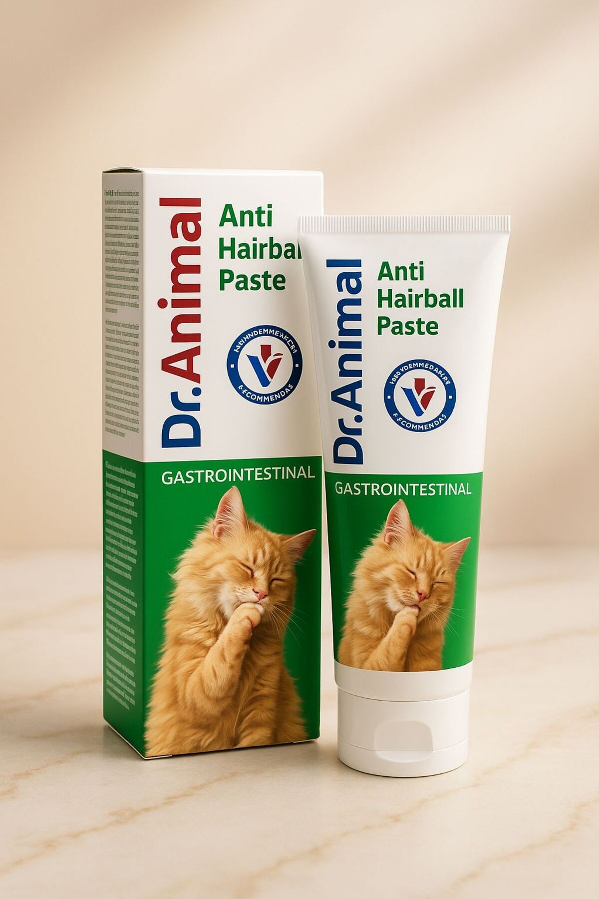 مکمل خمیری گربه دکتر انیمال Dr. Animal ضد گلوله مو و گوارشی