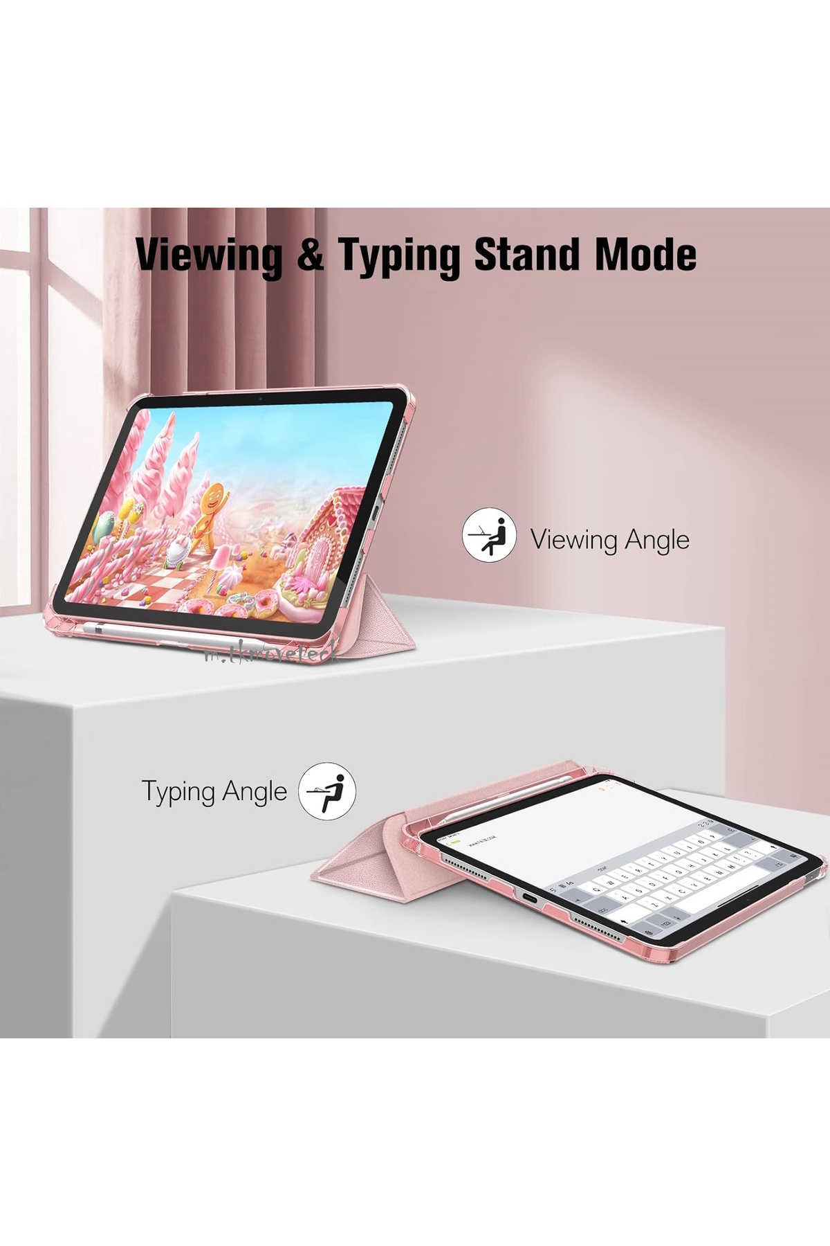 کاور تبلت IPAD 11TH GENERATION A16 11INCH 10TH 10.9INCH CASE FLIP COVER قاب کامپیوتر با محفظه قلم m.tk moveteck
