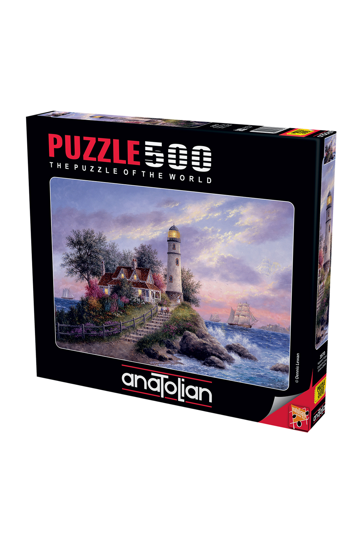 پازل اره منبت کاری مویی 500 قطعه CAPTAIN'S BAY 3570 Anatolian Puzzle