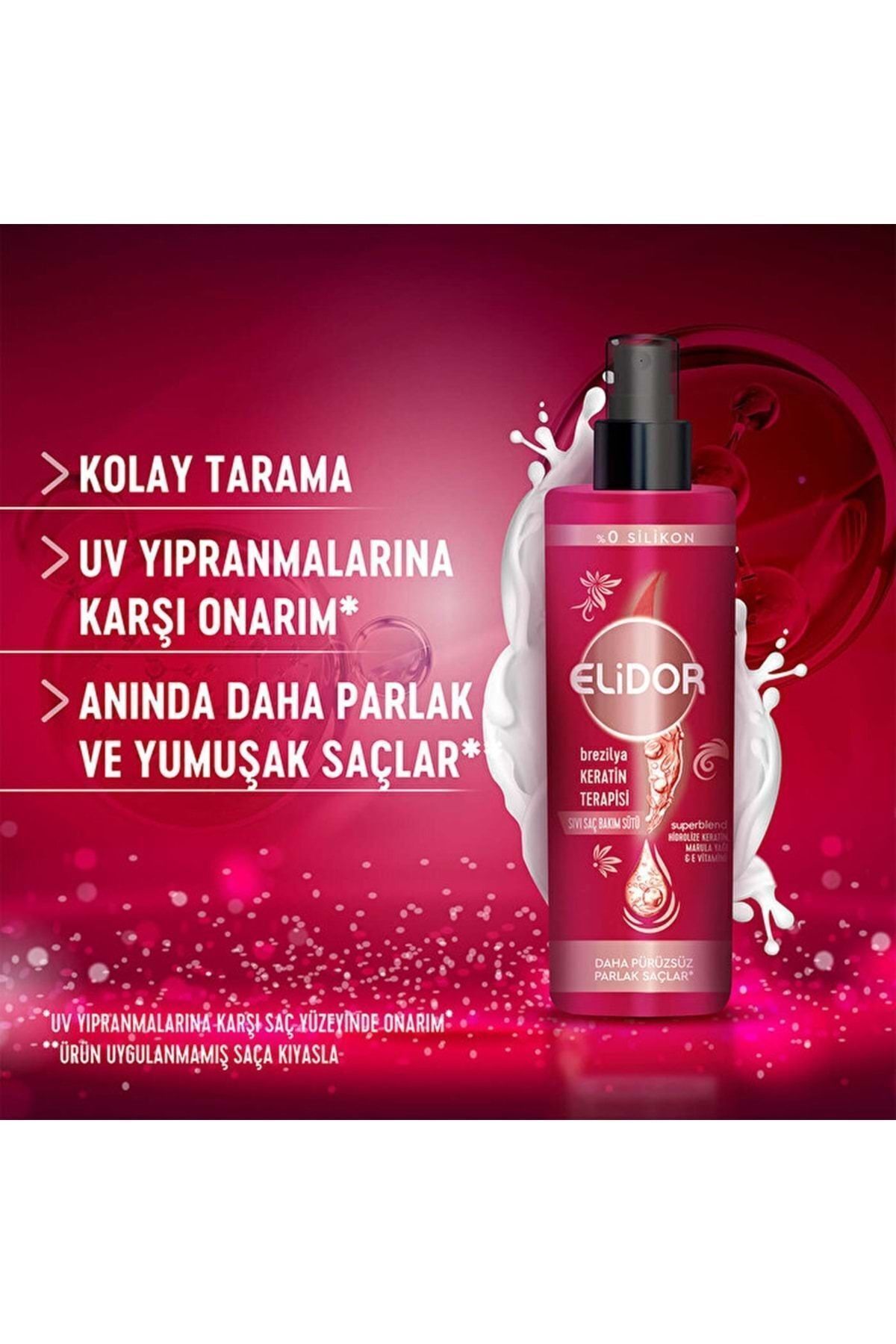 نرم‌کننده موی حاوی کراتین برزیلی 200 میلی‌لیتر الیدور Elidor