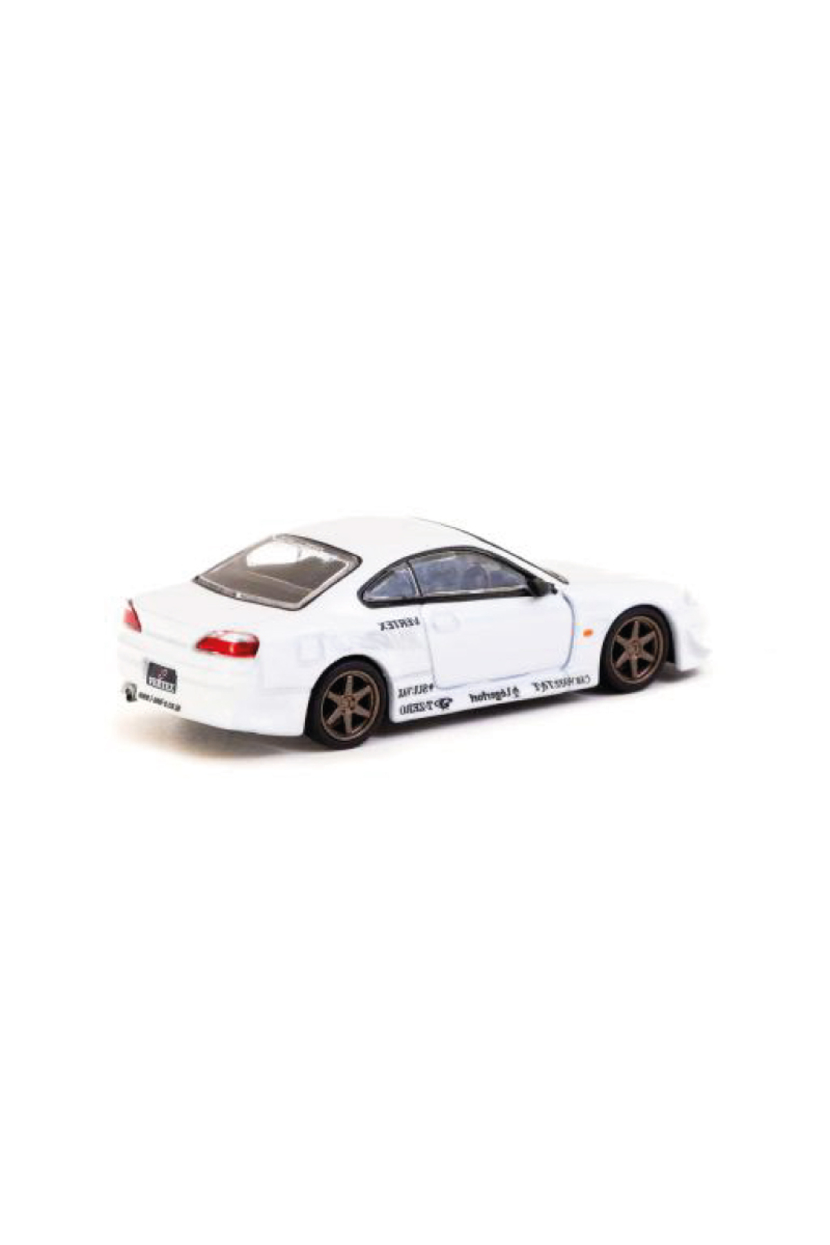 مدل خودرو &amp; VERTEX 1 64 SCALE VEHICLE T64G 023 WH NISSAN SILVIA S15 سفید METALLIC LAMLEY SP اورجینال Tarmac Works