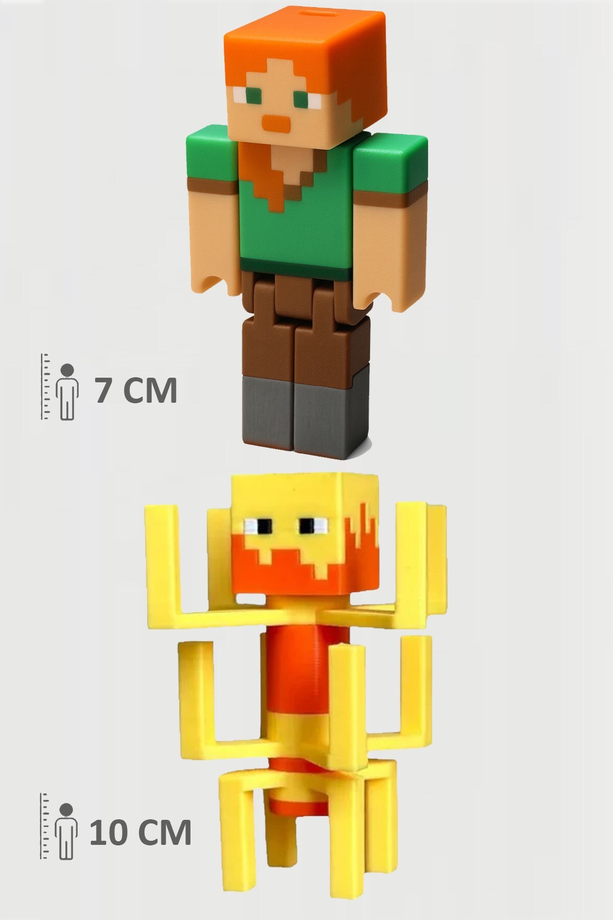 اسباب بازی های فیگور دیگر MINECRAFT ALEX AND BLAZE SET MOVABLE JOINTED FIGUR FigürDizayn