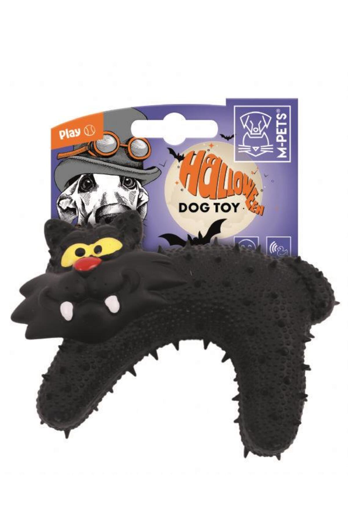 اسباب‌بازی سگ با طرح گربه سیاه هالووین ام‌پتس M-PETS مدل 10664899 رنگی