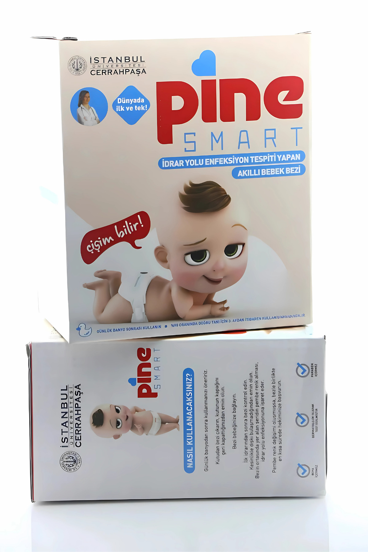 پوشک بچه هوشمند SMART 5 بسته 2 3 4 6 سایز کیلوگرم 9 7 14 11 18 15+ اورجینال Pine