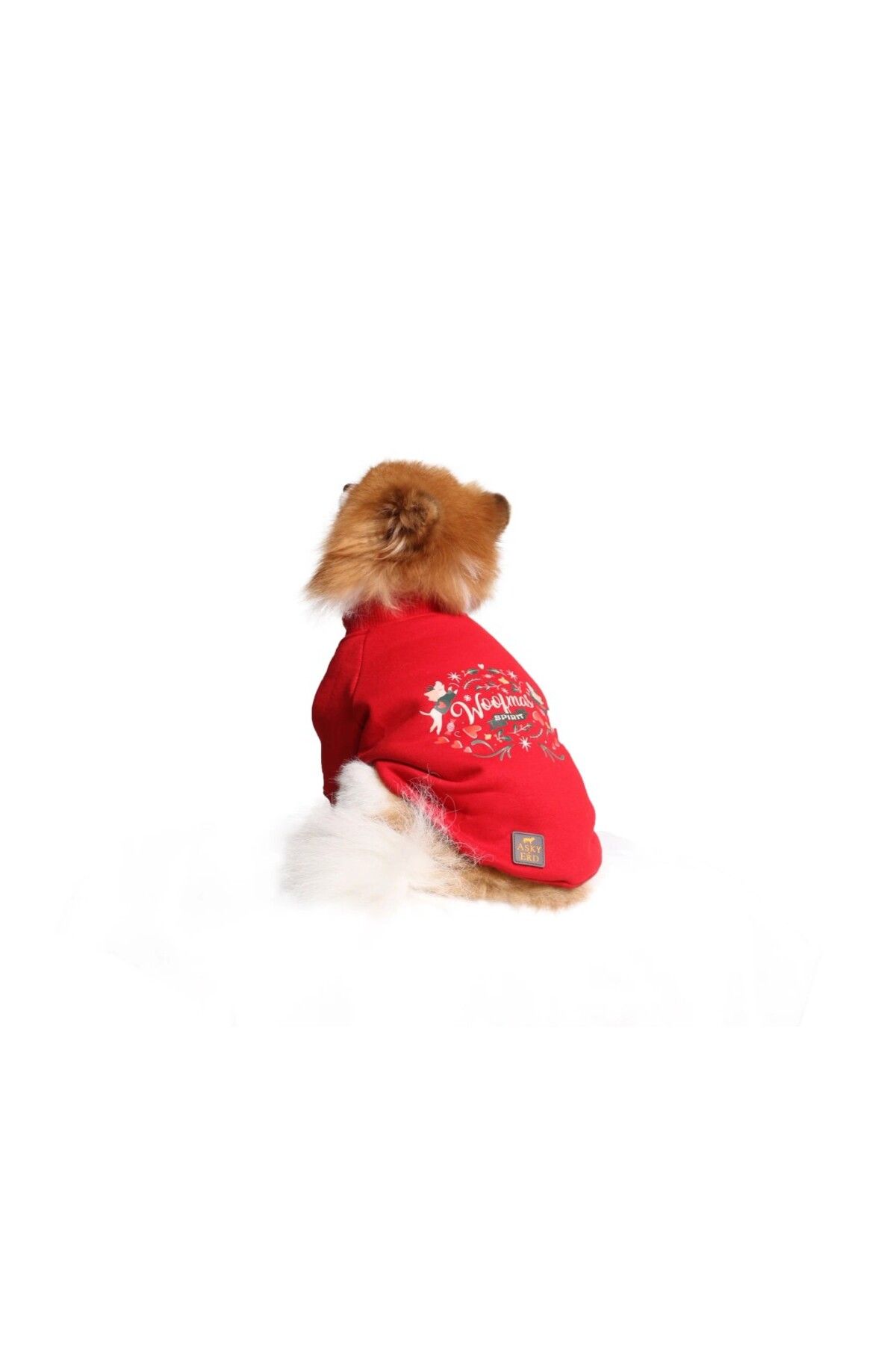 لباس سگ WOOFMAS COLLECTION برند اسکی‌اندارد Asky&Erd، قرمز
