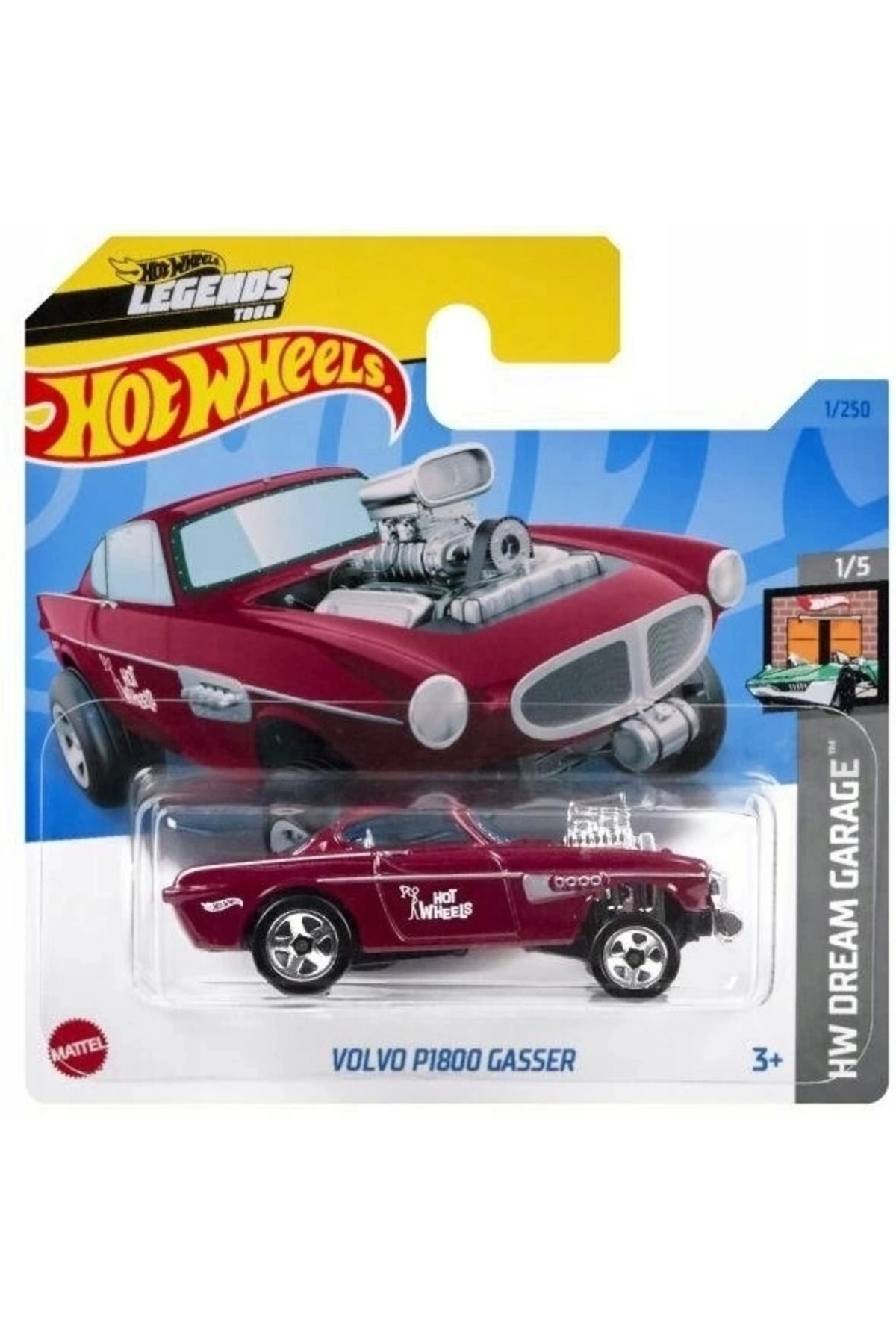 ماشین اسباب بازی SINGES VOLVO هات ویلز اورجینال HOT WHEELS