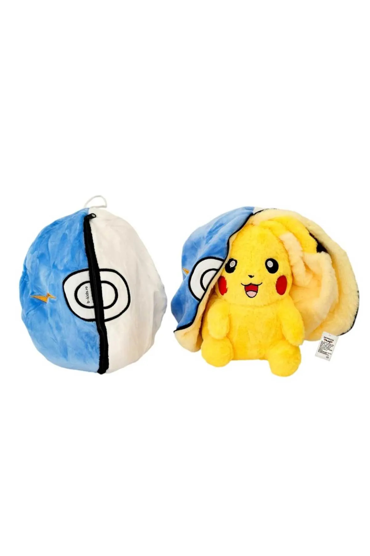 اسباب بازی های پشمی POKEMON PIKACHU PLUSH TOY SURPRISE 40CM SLEEPING COMPANION با زیپ TİVENS