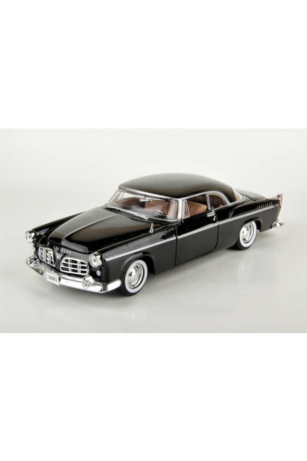 مدل خودرو MOTORMAX 1:24 1955 کرایسلر C300 ماشین مشکی اورجینال Motor Max