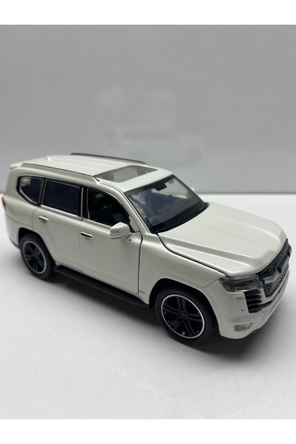 ماشین اسباب بازی DIECAST, METAL TOY CAR TOYOTA LAND CRUISER PULL AND DROP MODEL WITH SOUND LIGHT 1:32 SCALE afreyz oyuncak