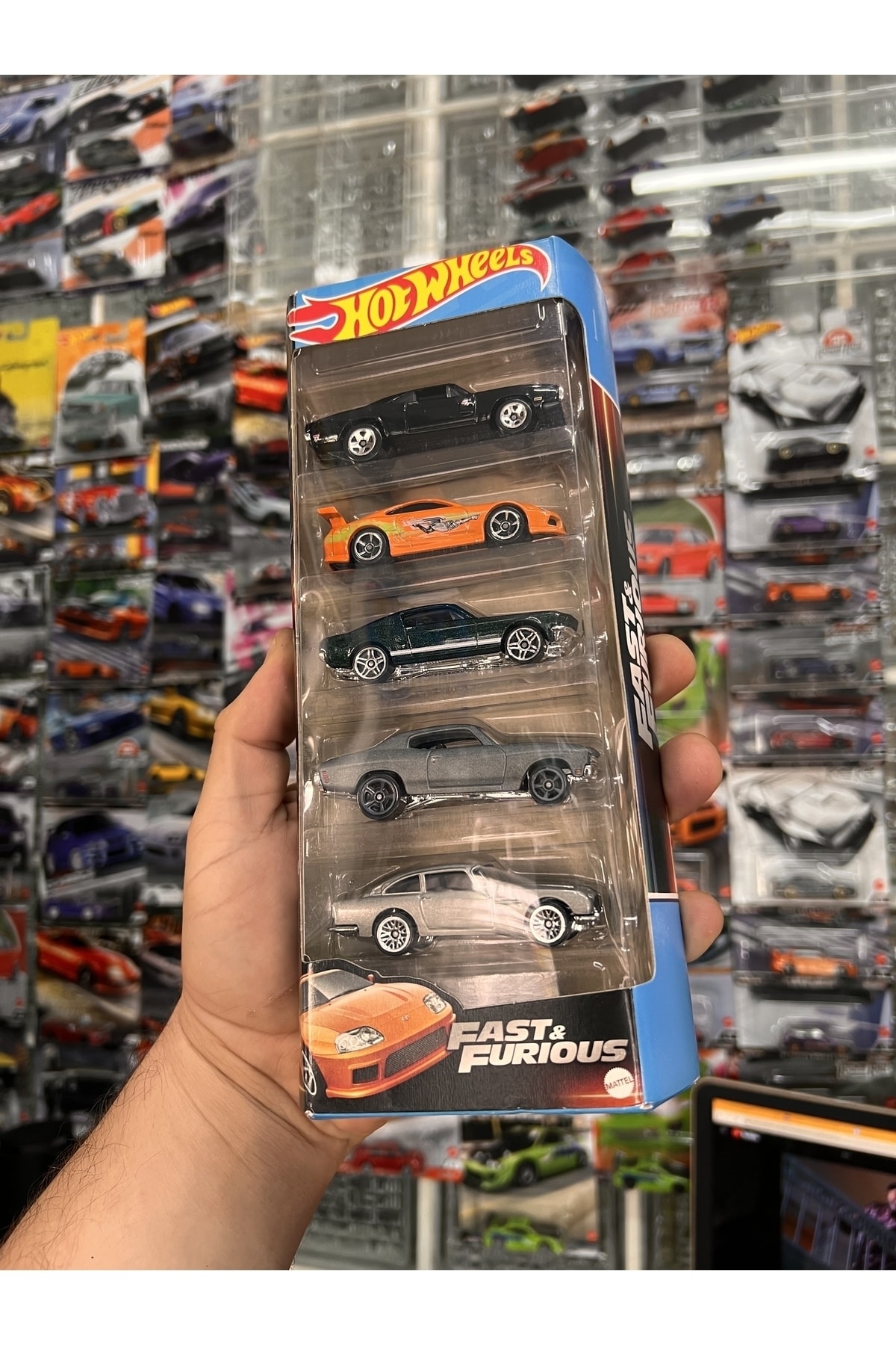 ماشین اسباب بازی مجموعه 5 تایی سریع و خشن HOT WHEELS