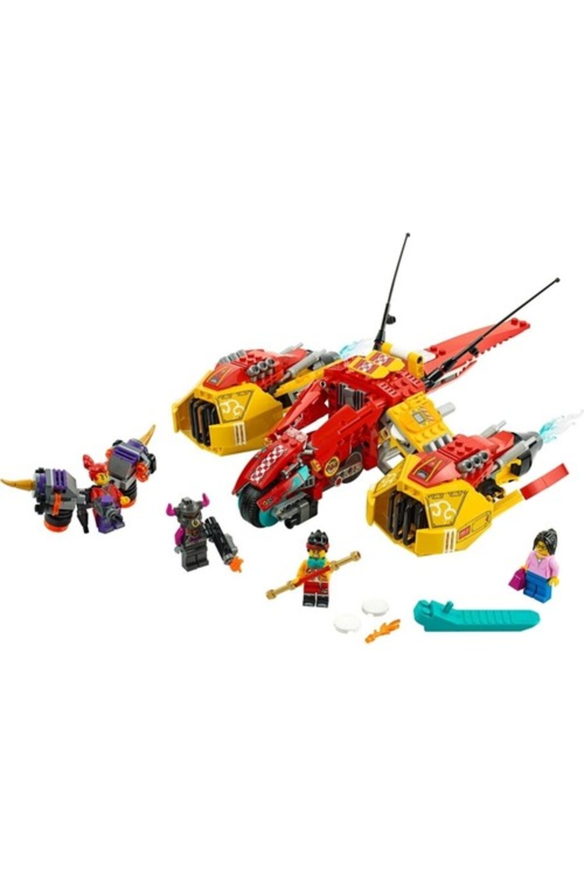 لگو و اسباب بازی های ساخت محور MONKIE KID 80008 KID'S CLOUD JET اورجینال LEGO