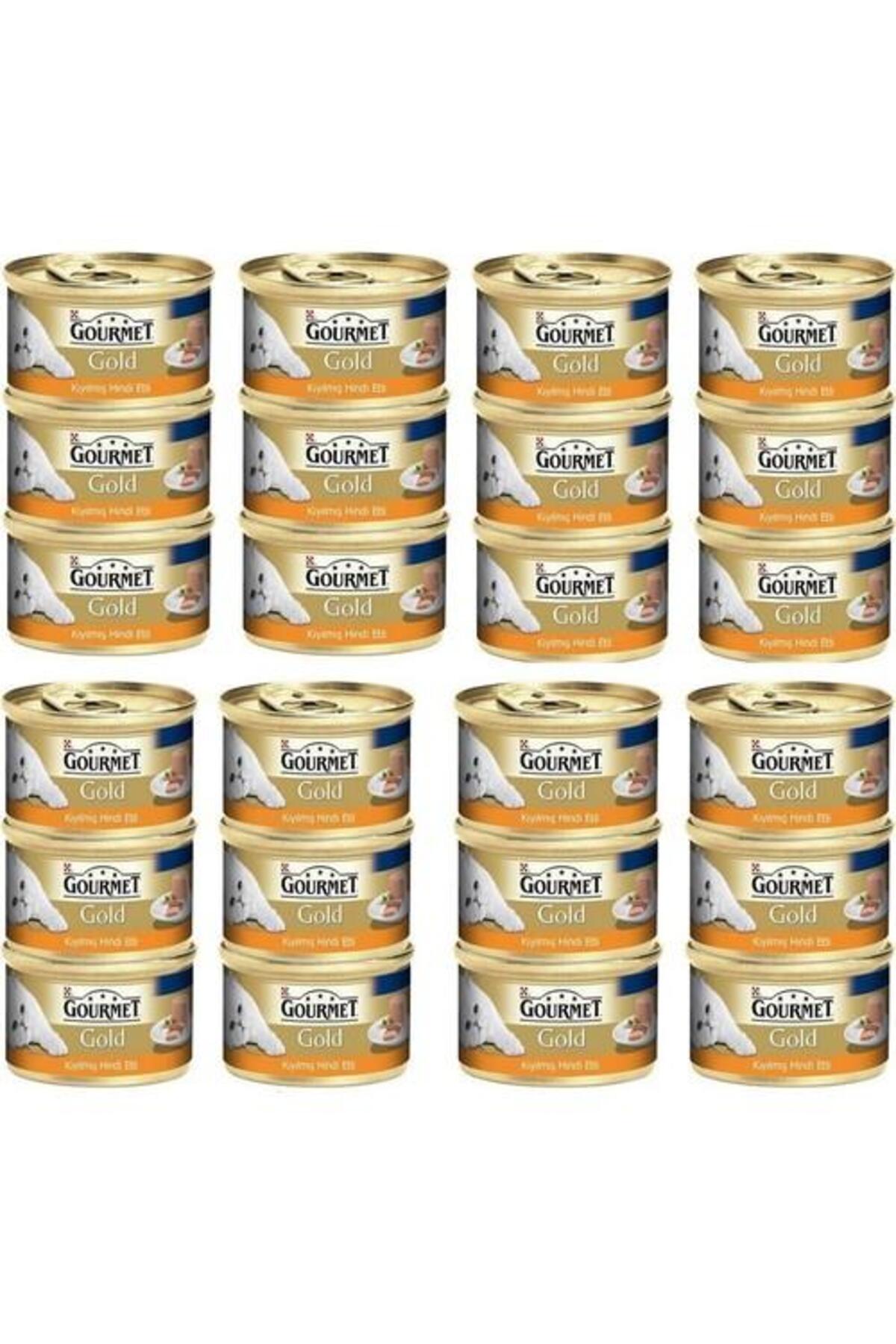 غذای کنسروی گربه گورمت Gourmet Gold خردشده، ۸۵ گرم، بسته ۲۴ عددی