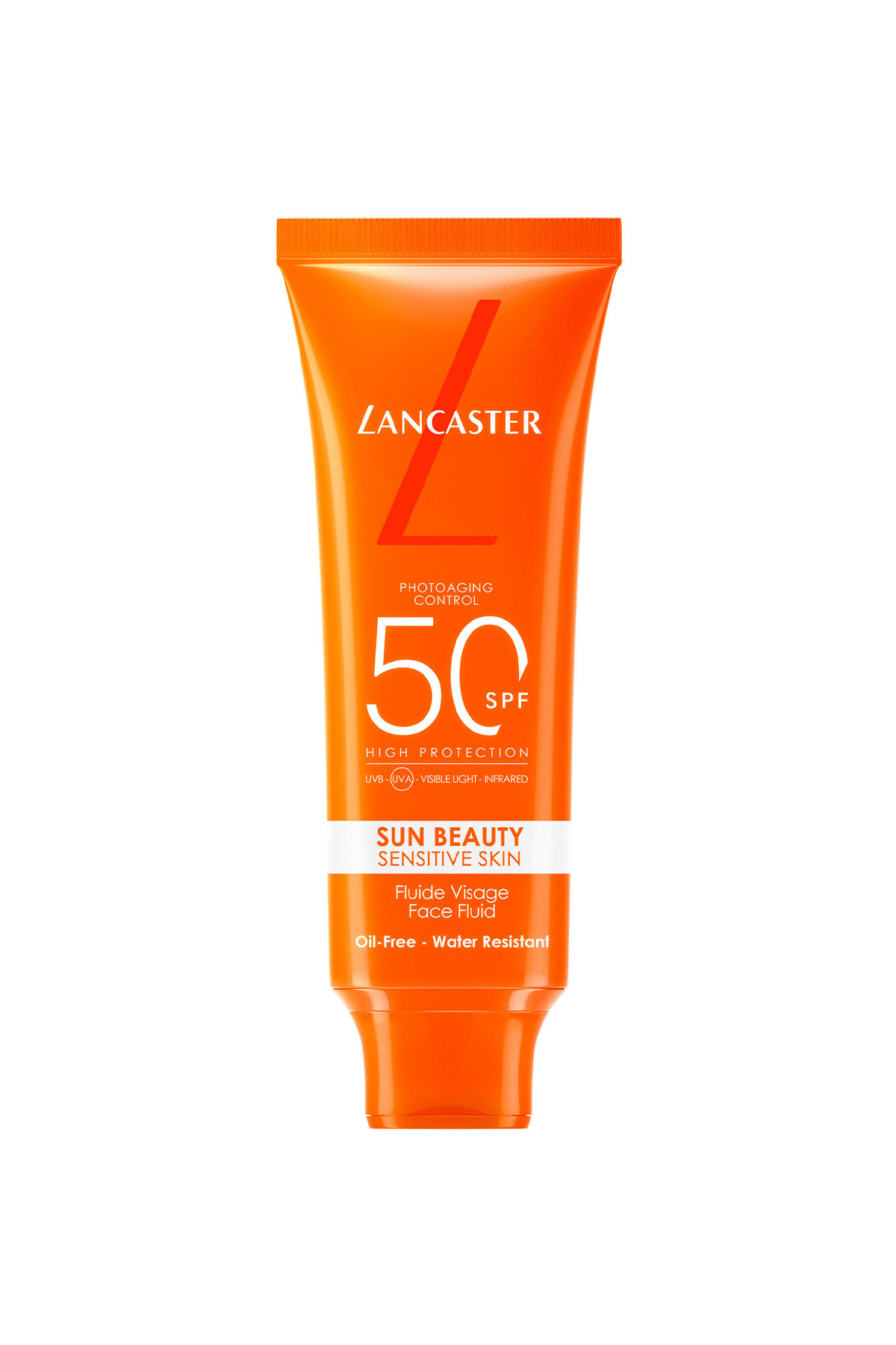 کرم ضد آفتاب بدن روغن حساس به خورشید بدون مایع شیری SPF50 50ML محافظت از صورت برای پوست Lancaster