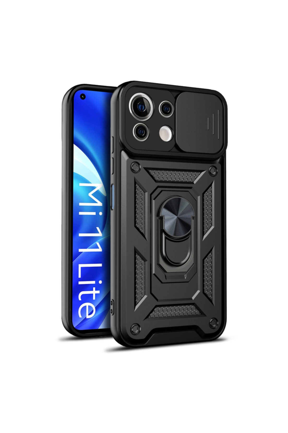 کاور و قاب حلقه زره نظامی شیائومی MI 11 LITE CASE با پوشش محافظ سیلیکونی وگا از مخزن ای فیبکس Fibaks