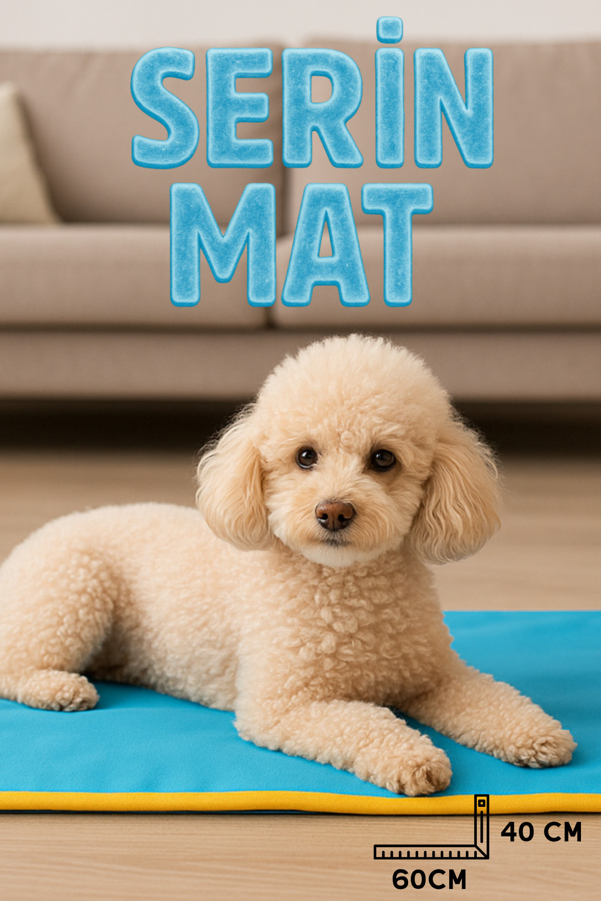 تشک دوحالته سرد و گرم گربه و سگ پاگالو Pugalo Thermo Mat آبی