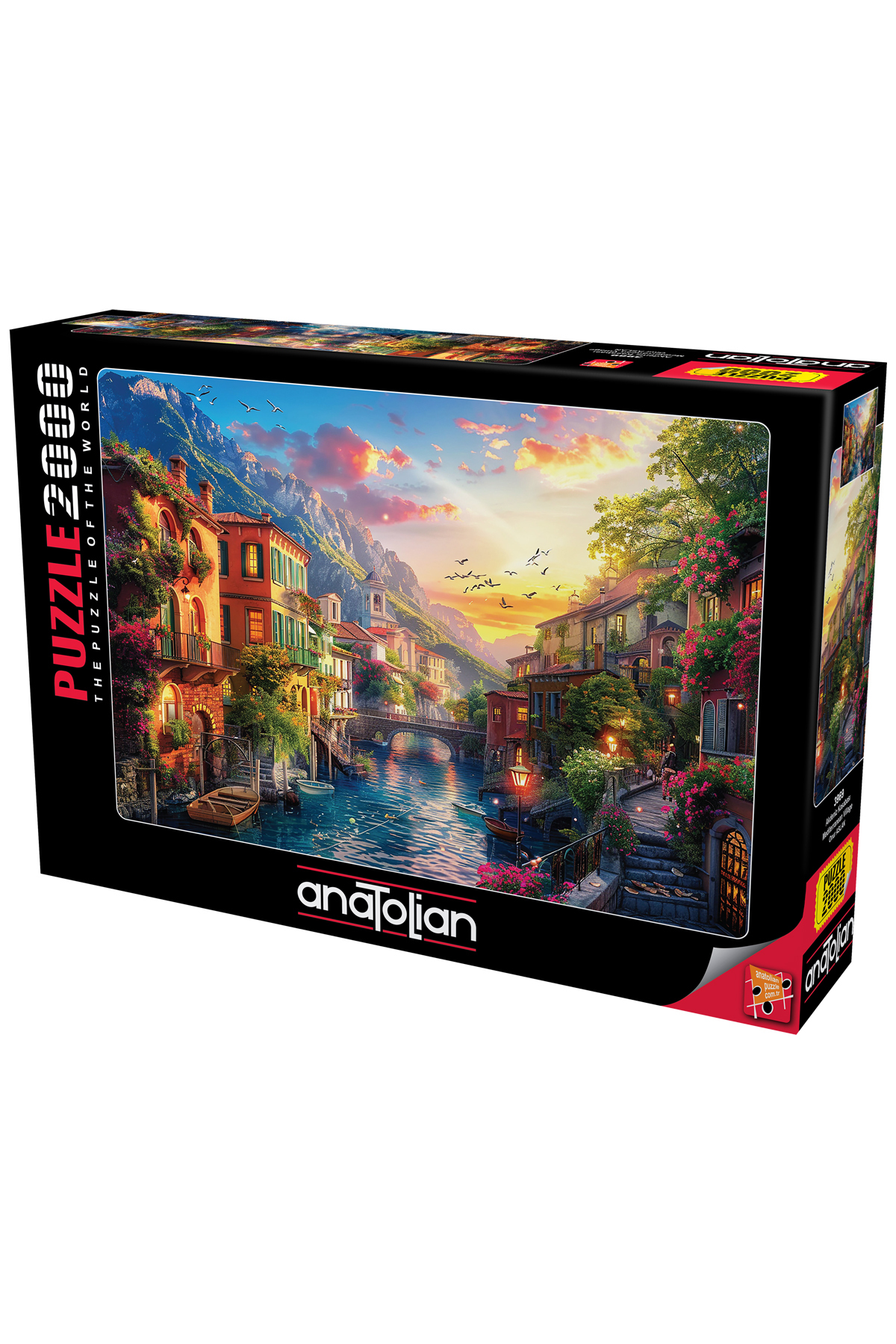 پازل اره منبت کاری مویی 2000 قطعه شهر مدیترانه 3969 از ترکیه Anatolian Puzzle